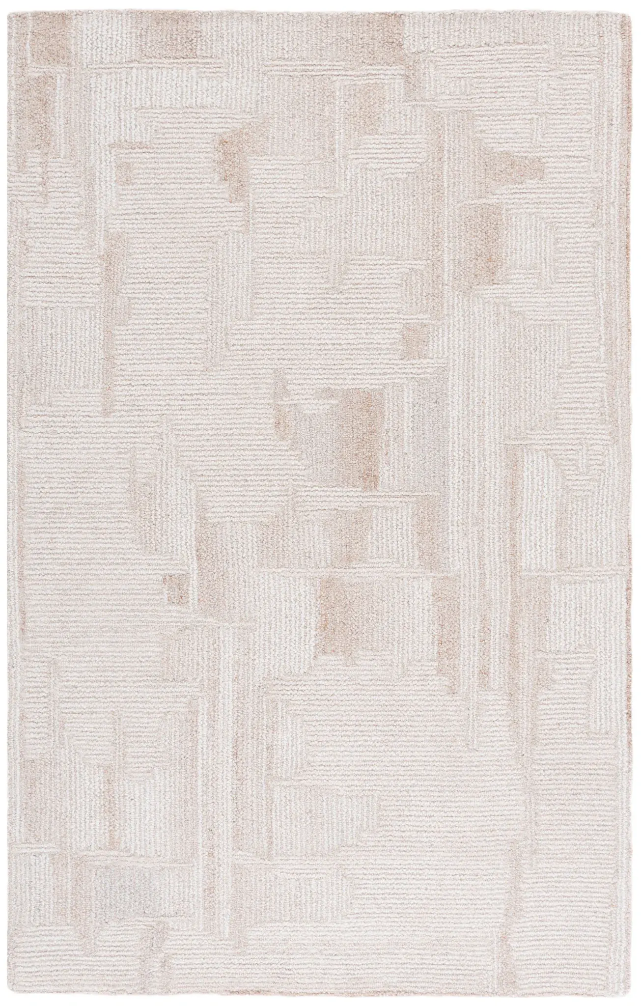 Harvest Abstract Blocks Hand-Tufted Wool Rug