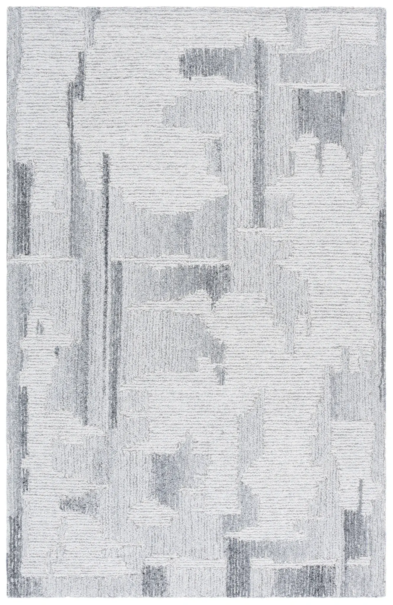 Harvest Abstract Blocks Hand-Tufted Wool Rug