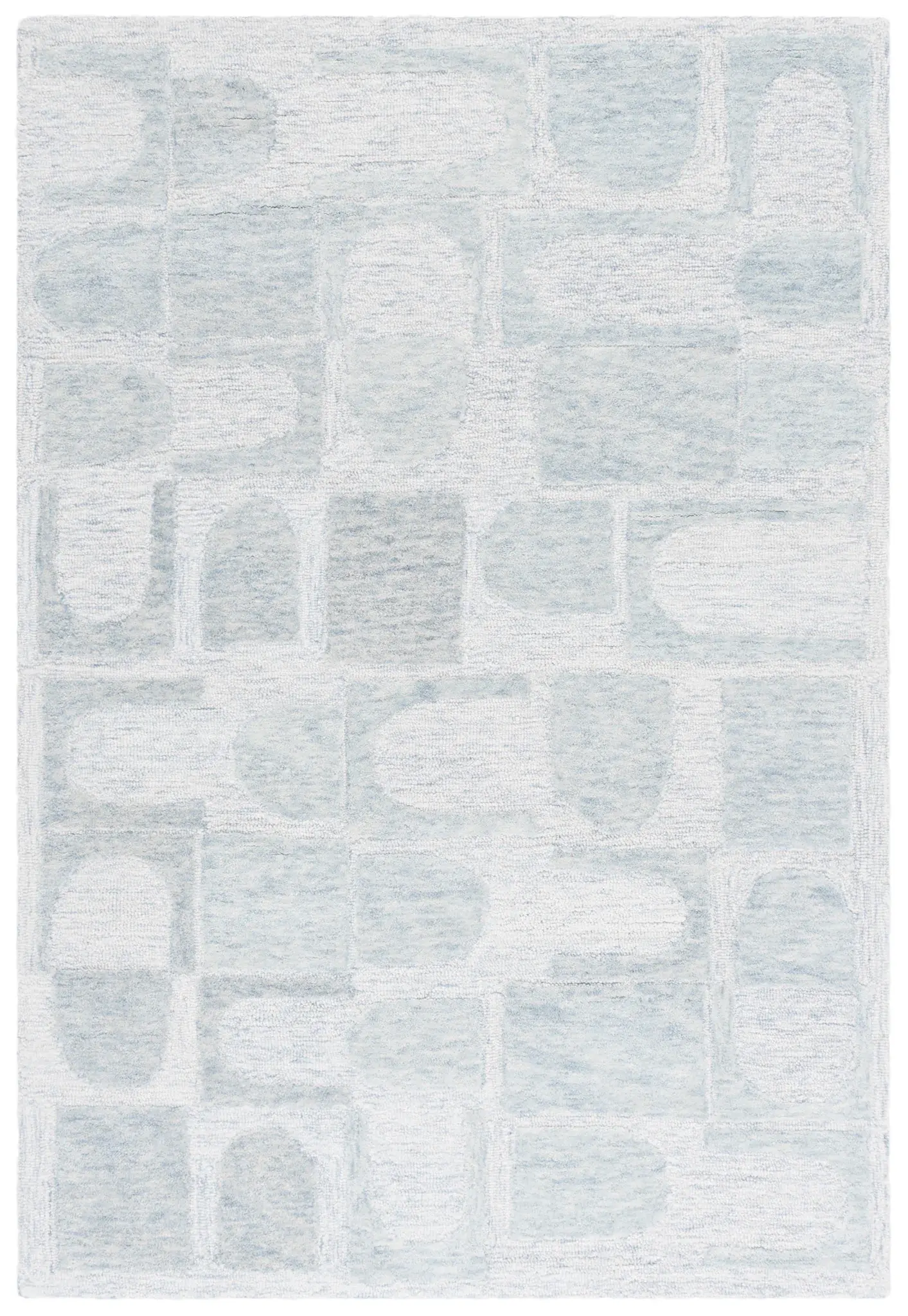Harvest Arch And Block Hand-Tufted Wool Rug