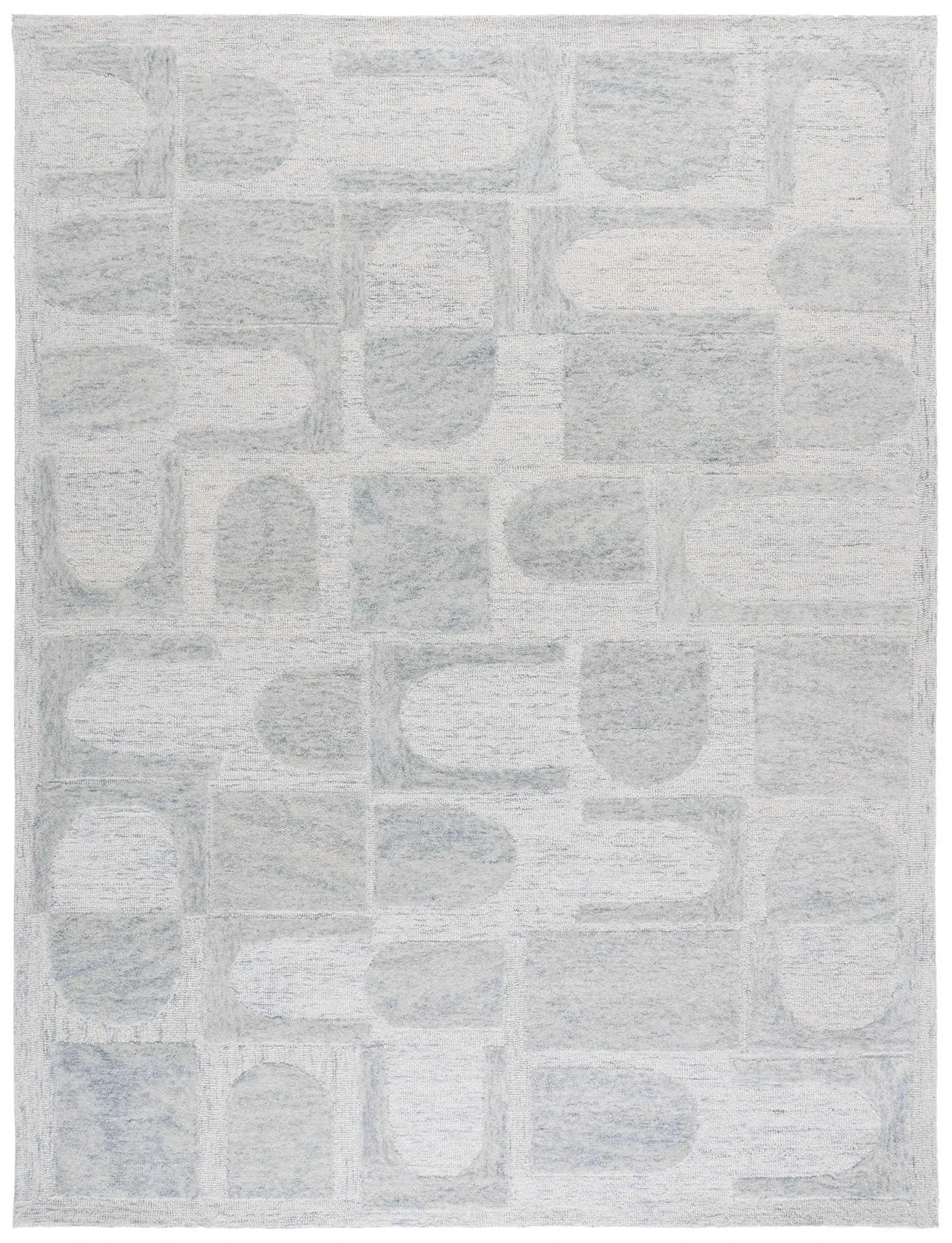 Harvest Arch And Block Hand-Tufted Wool Rug