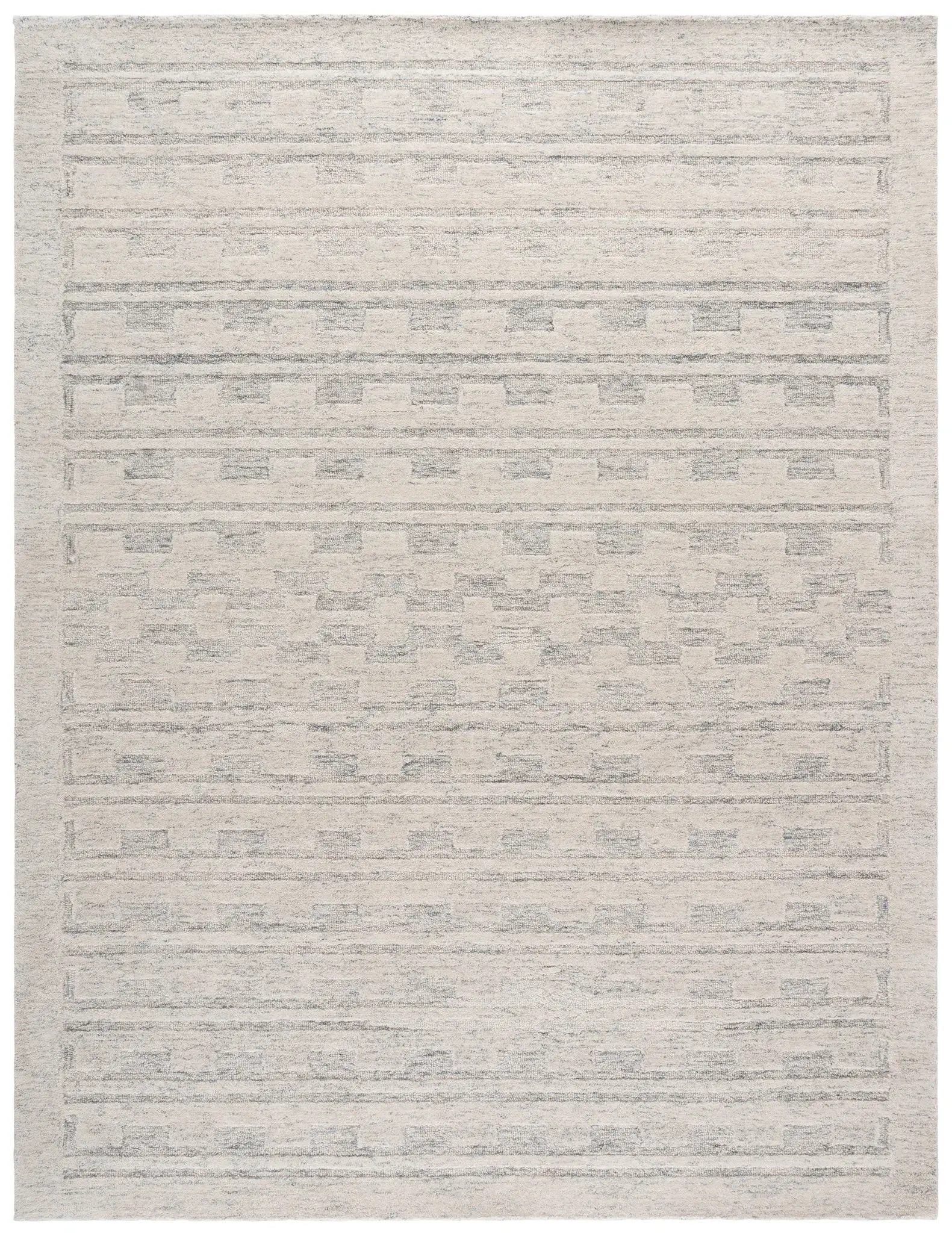 Harvest Block Stripe Hand-Tufted Wool Rug