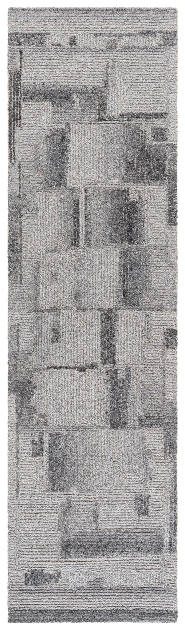 Harvest Stacked Blocks Hand-Tufted Wool Rug