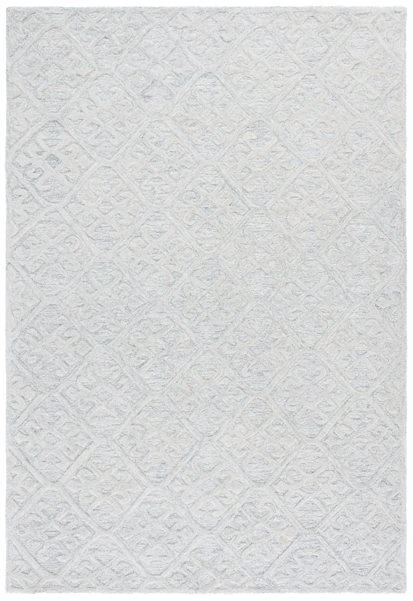 Harvest Diamond Lattice Hand-Woven Wool Rug