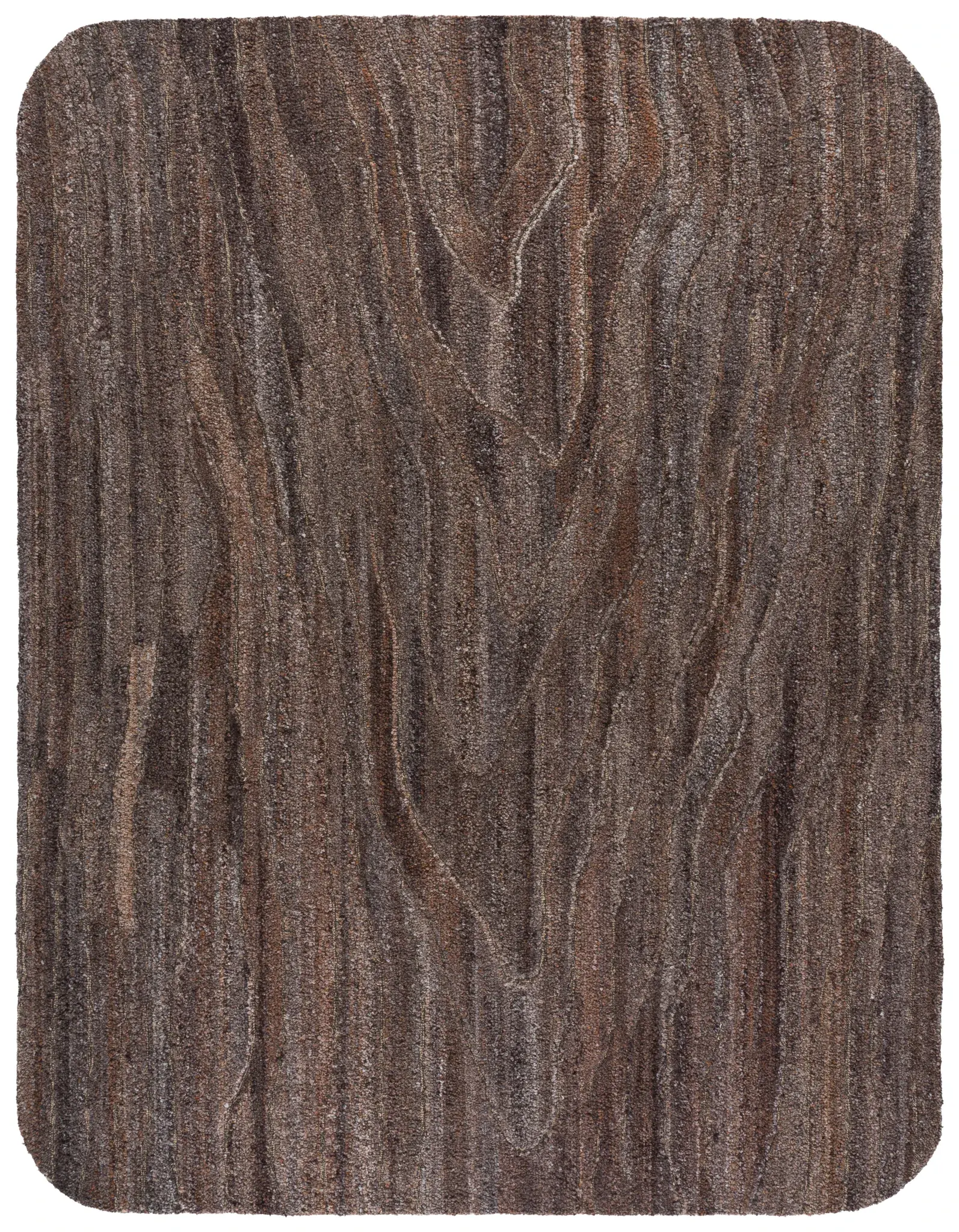 Harvest Woodgrain Hand-Tufted Rug