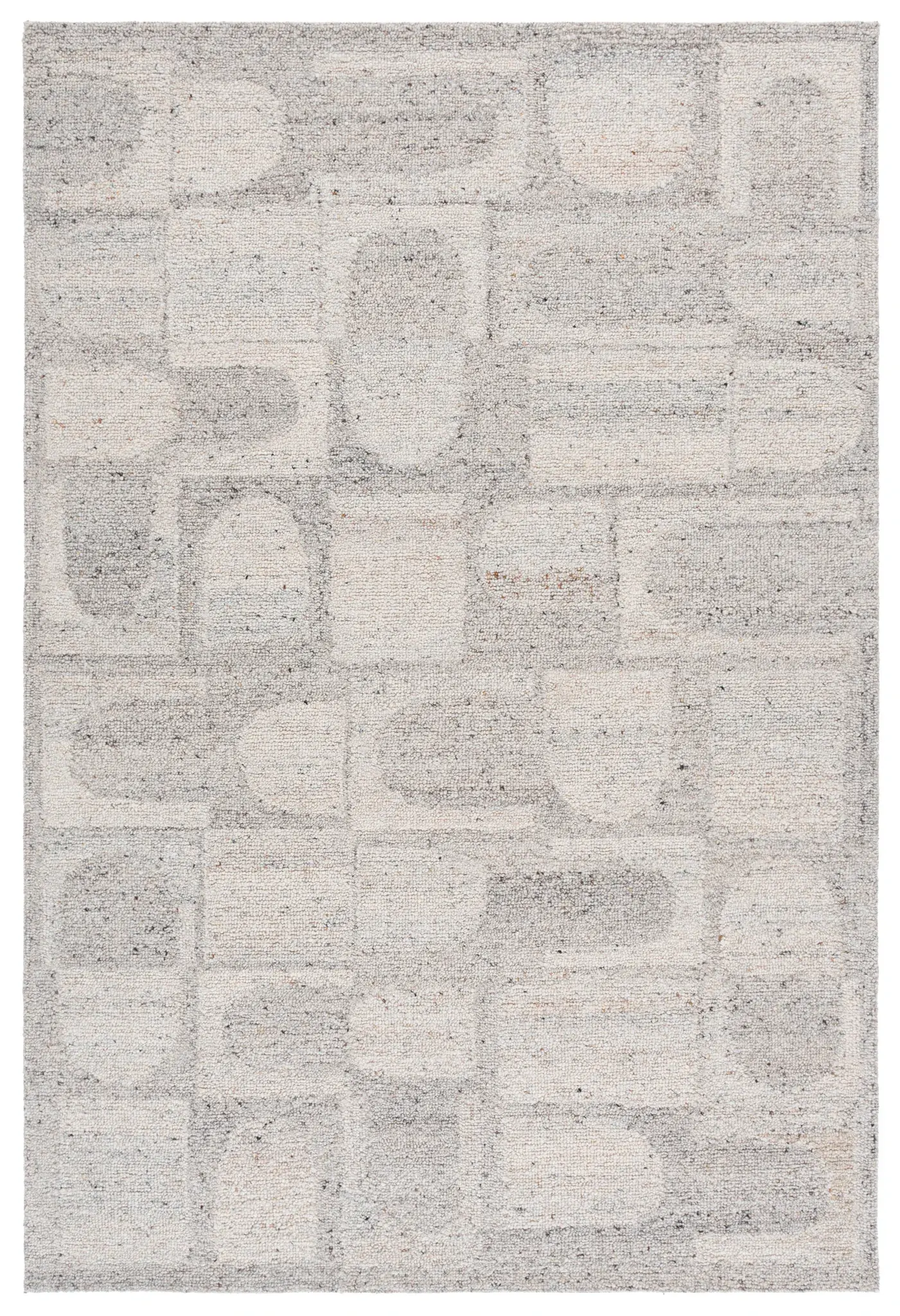 Harvest Arch And Block Hand-Tufted Wool Rug