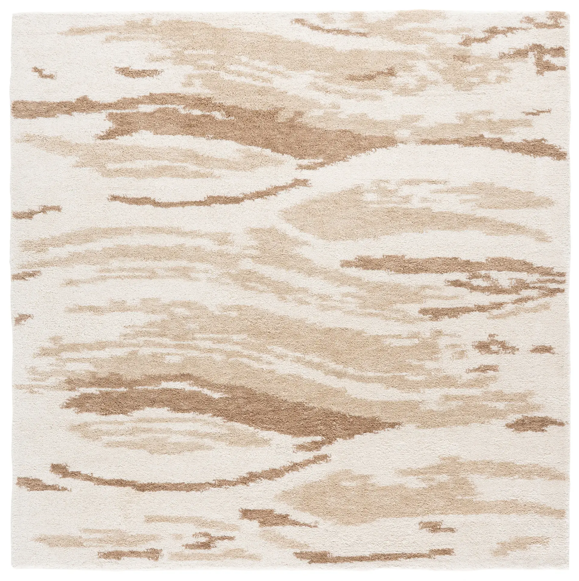 Harvest Abstract Swirl Hand-Tufted Wool Rug