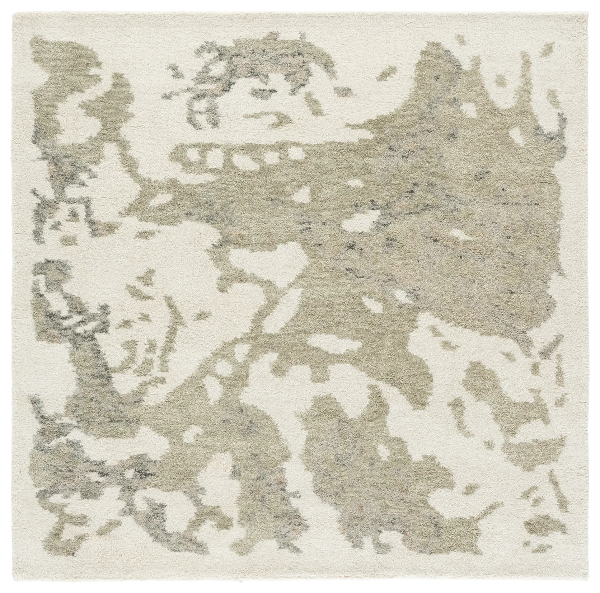 Harvest Abstract Watercolor Hand-Tufted Wool Rug