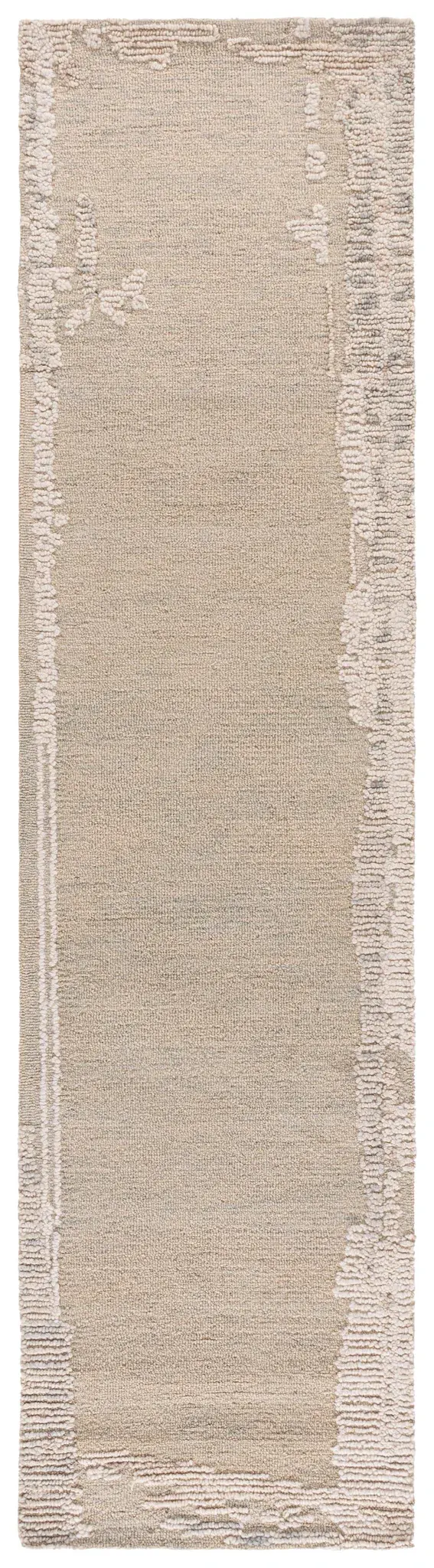 Harvest Abstract Border Hand-Tufted Wool Rug