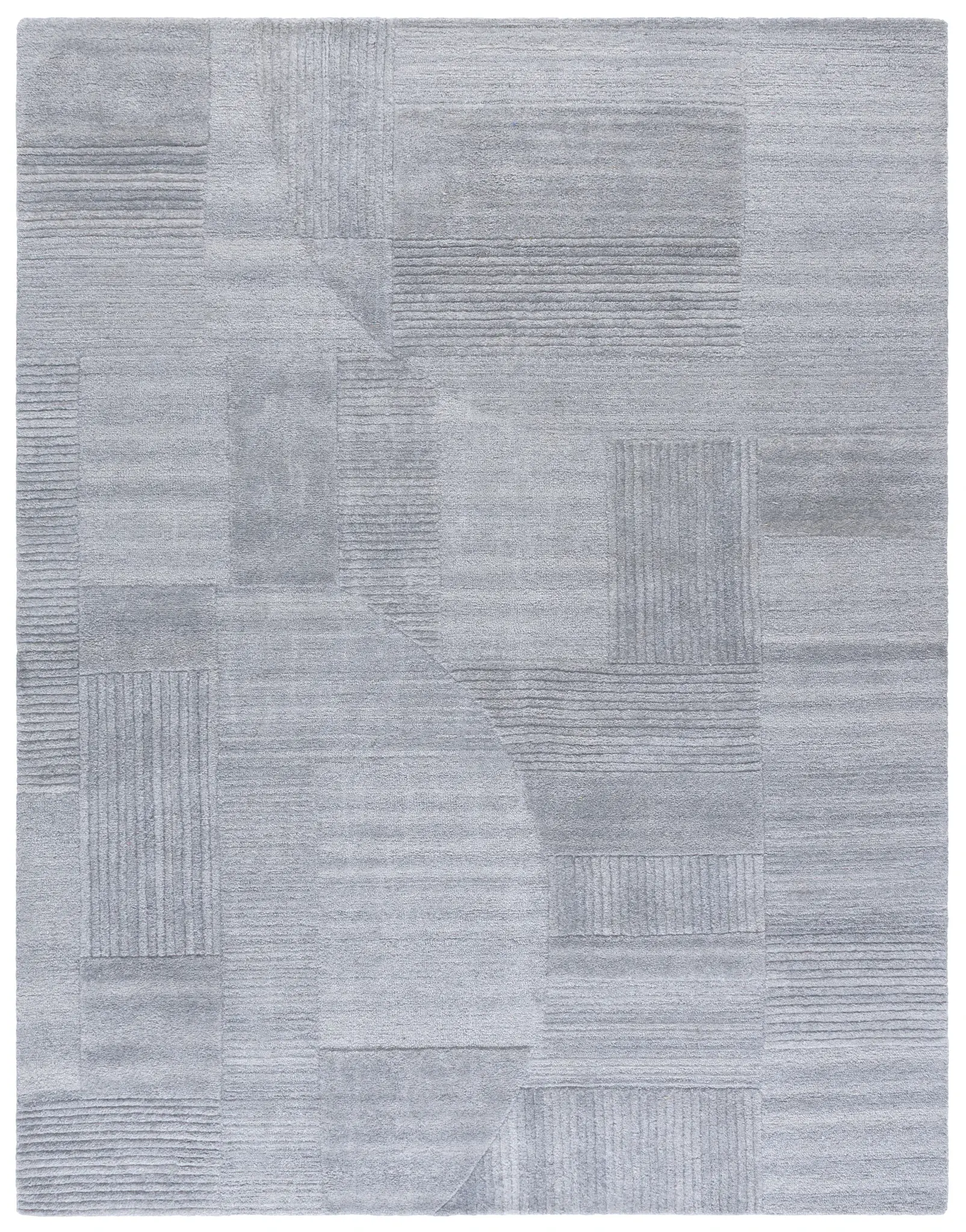 Harvest Abstract Block Hand-Tufted Rug