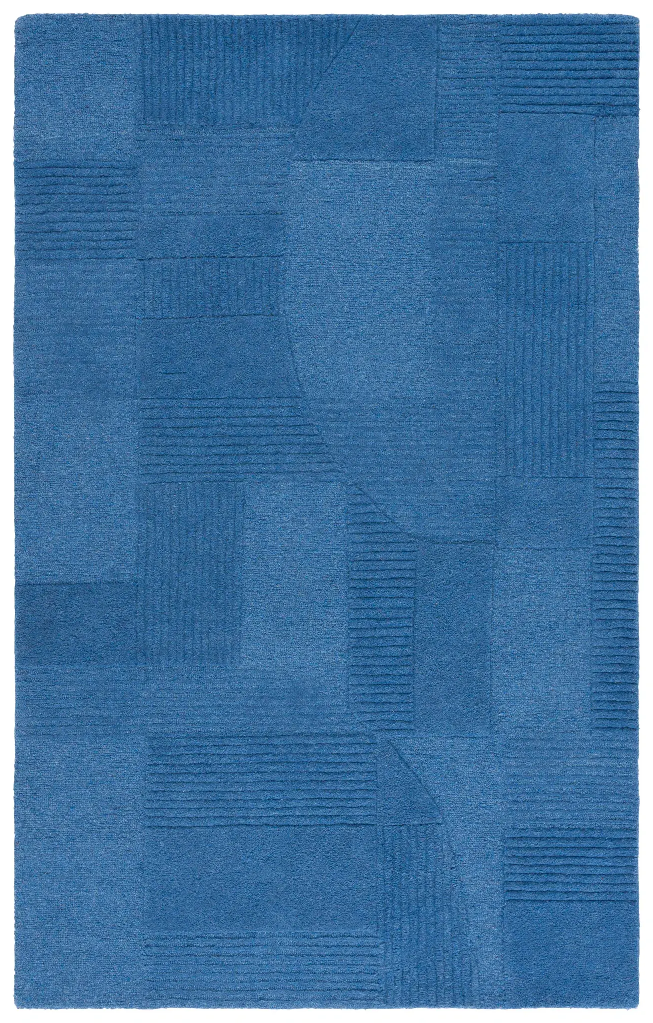 Harvest Abstract Block Hand-Tufted Rug