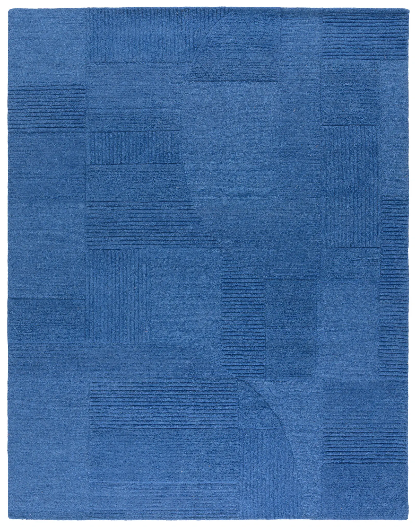 Harvest Abstract Block Hand-Tufted Rug