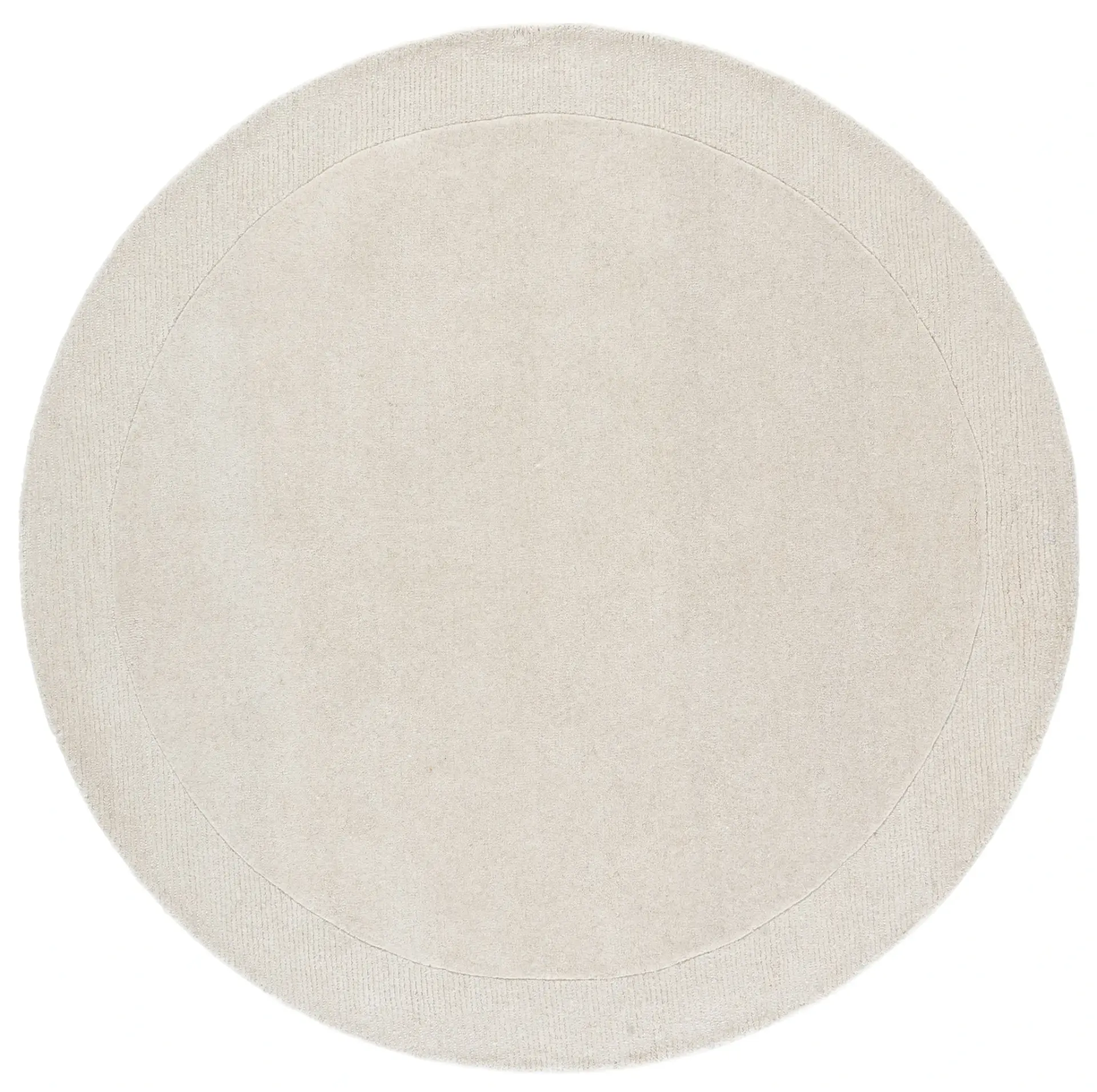 Harvest Ribbed Border Hand-Tufted Wool Rug
