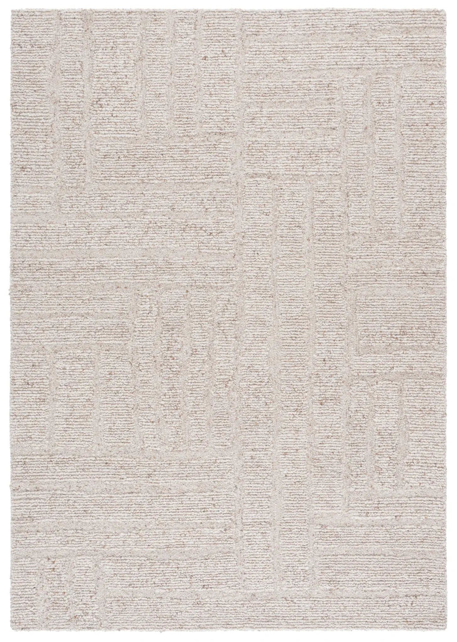 Harvest Basketweave Hand-Tufted Wool Rug