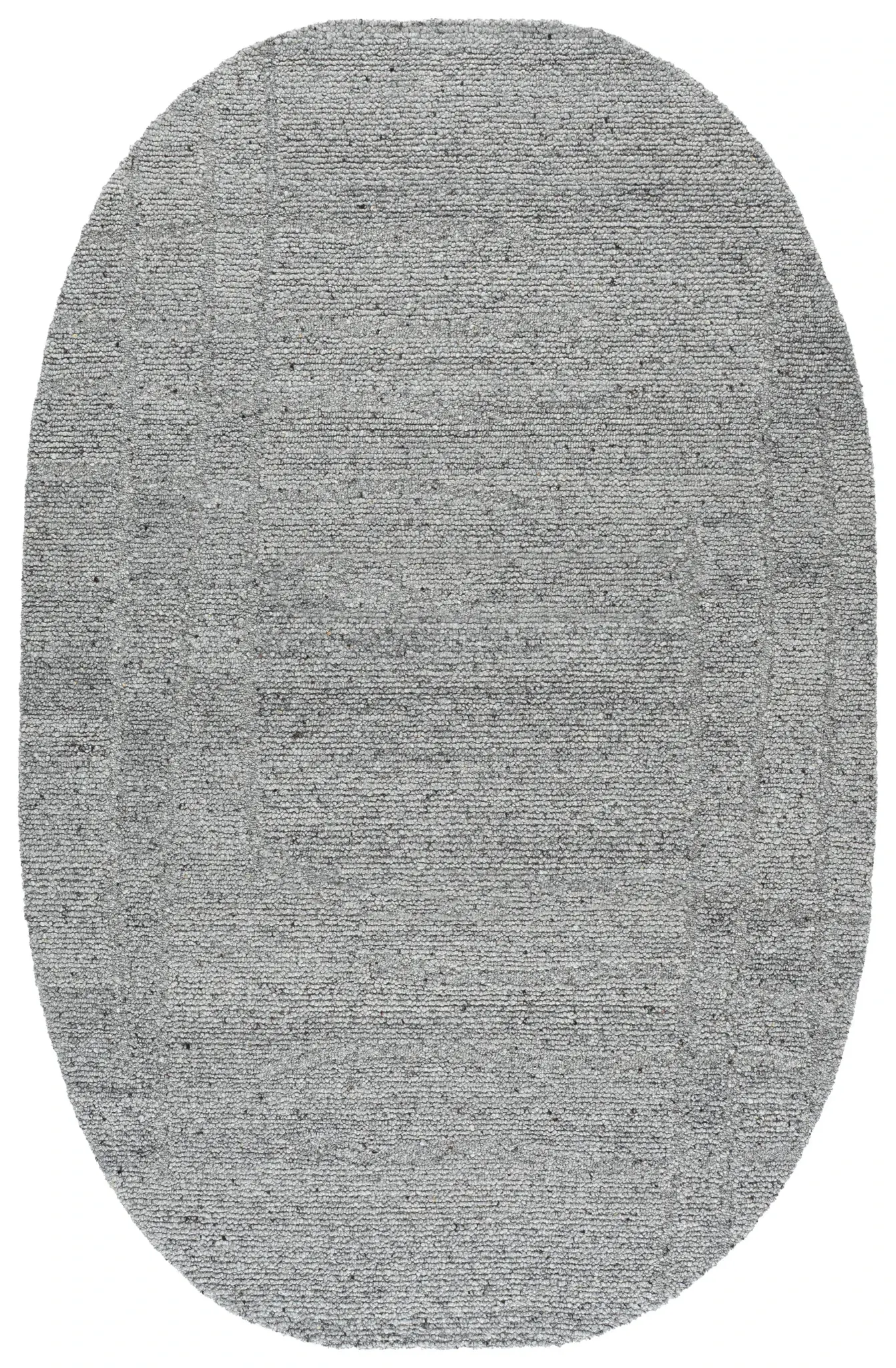 Harvest Ribbed Oval Hand-Tufted Wool Rug