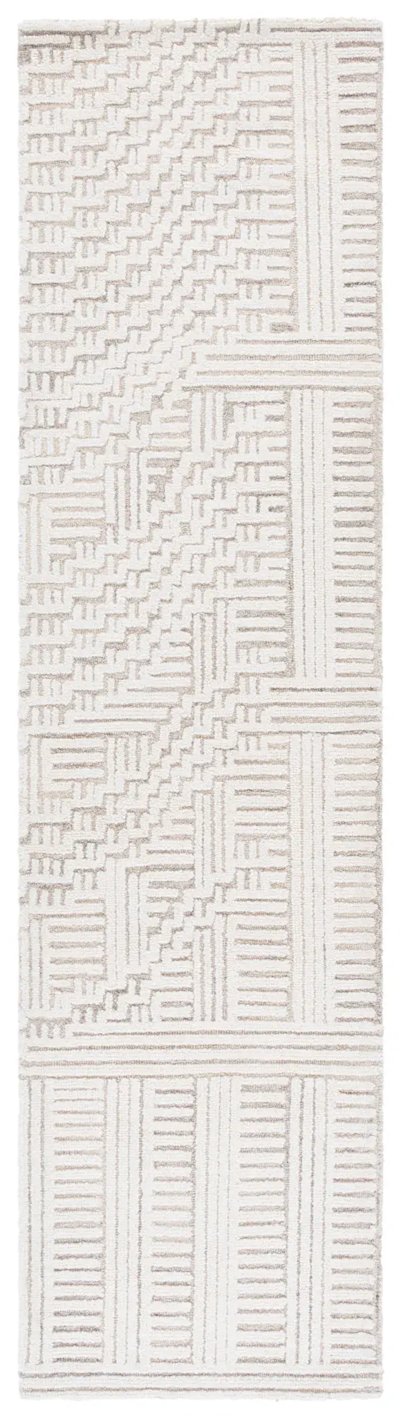 Harvest Linear Blocks Hand-Tufted Wool Rug