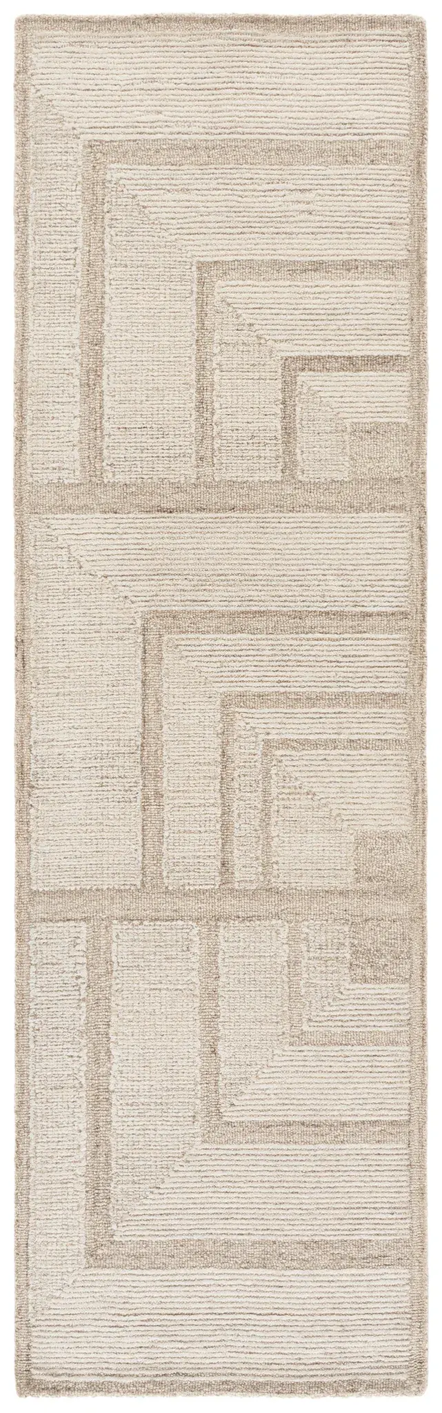Harvest Modern Geometric Hand-Tufted Wool Rug
