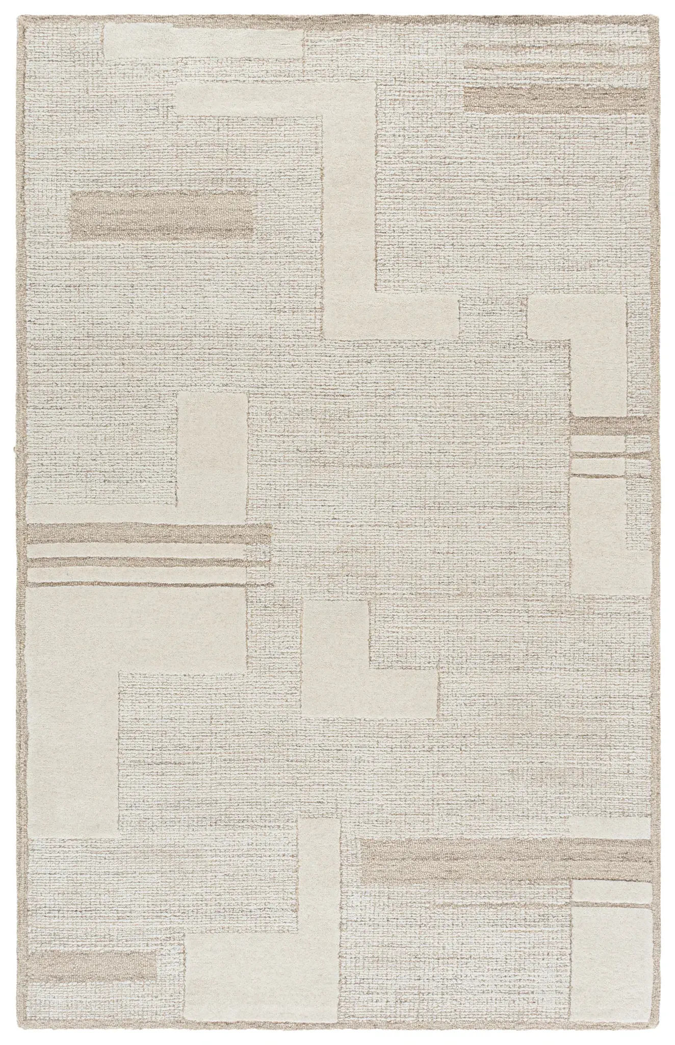 Harvest Modern Geometric Hand-Tufted Wool Rug