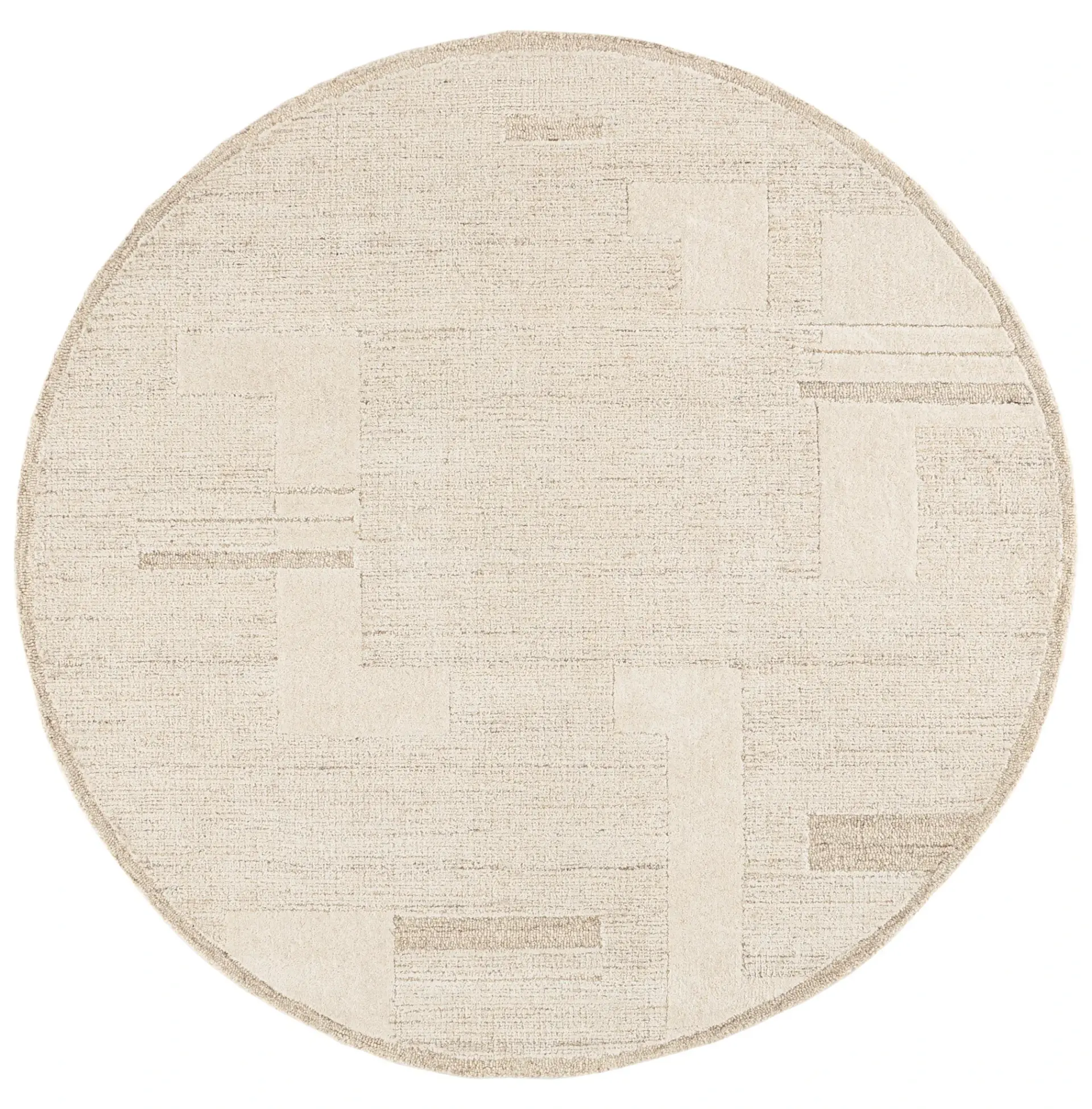 Harvest Modern Geometric Hand-Tufted Wool Rug