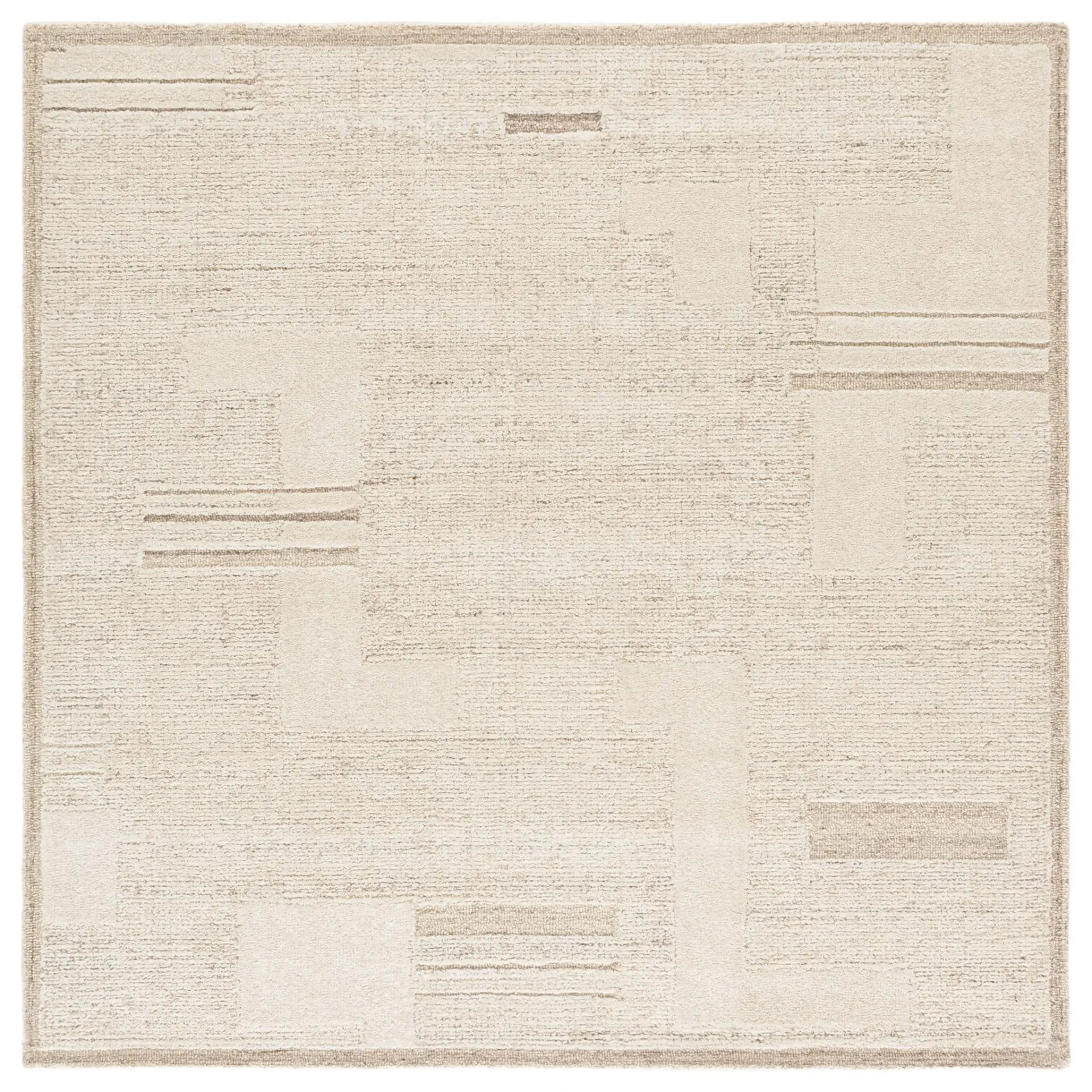 Harvest Modern Geometric Hand-Tufted Wool Rug