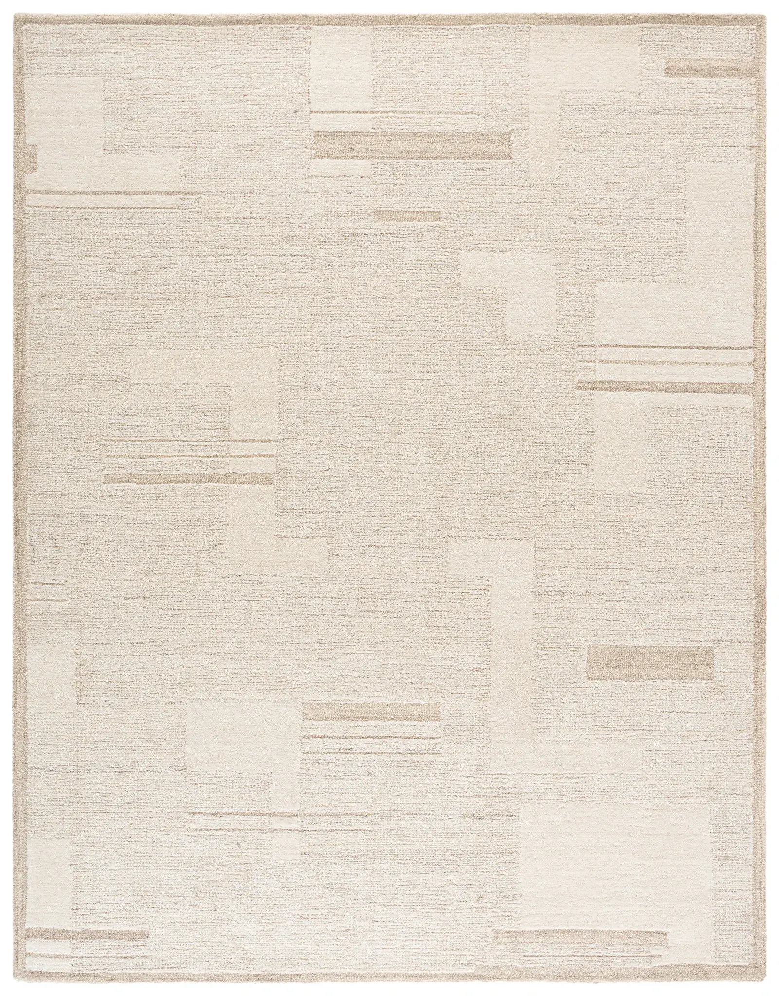 Harvest Modern Geometric Hand-Tufted Wool Rug