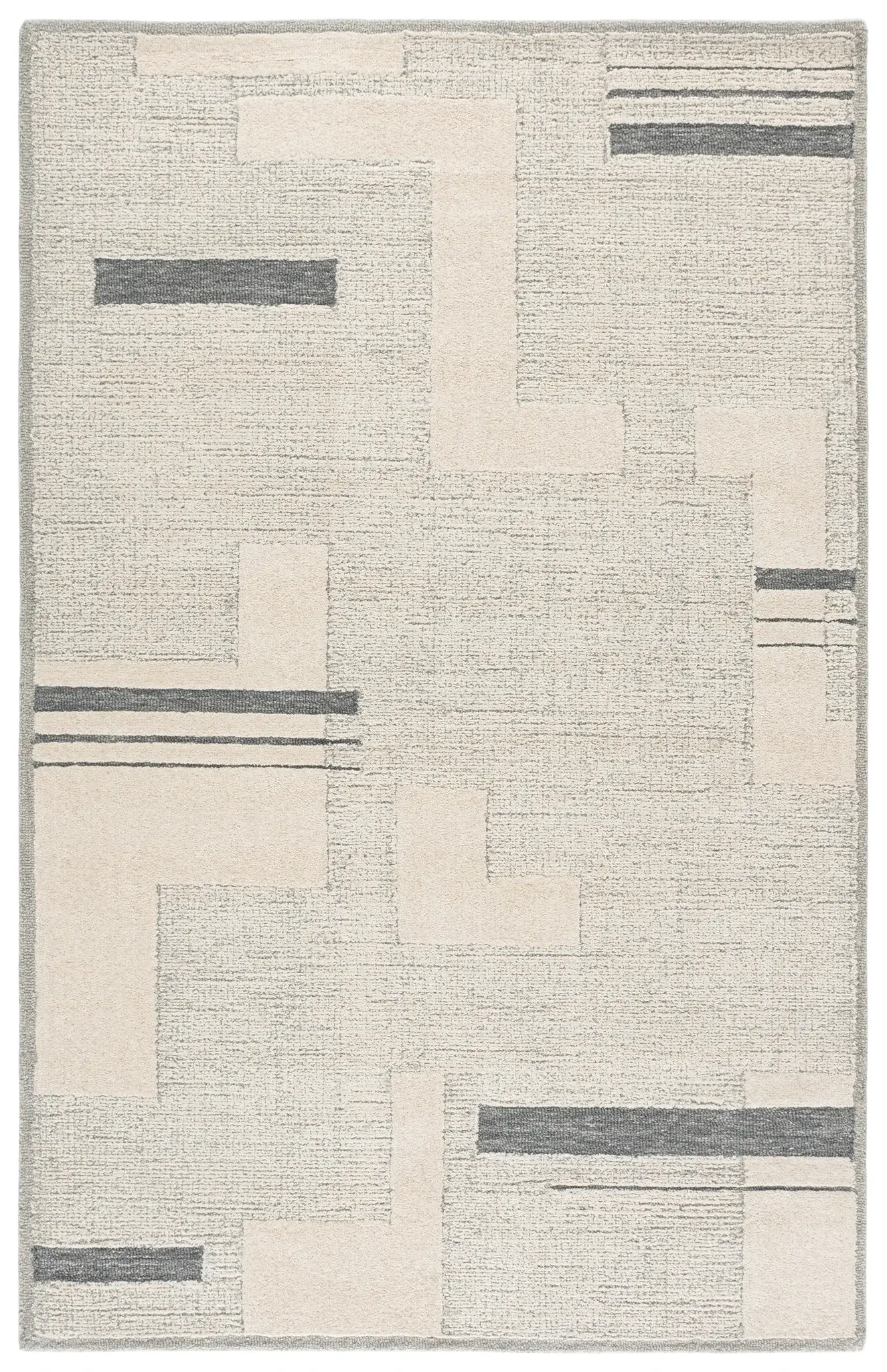 Harvest Modern Geometric Hand-Tufted Wool Rug