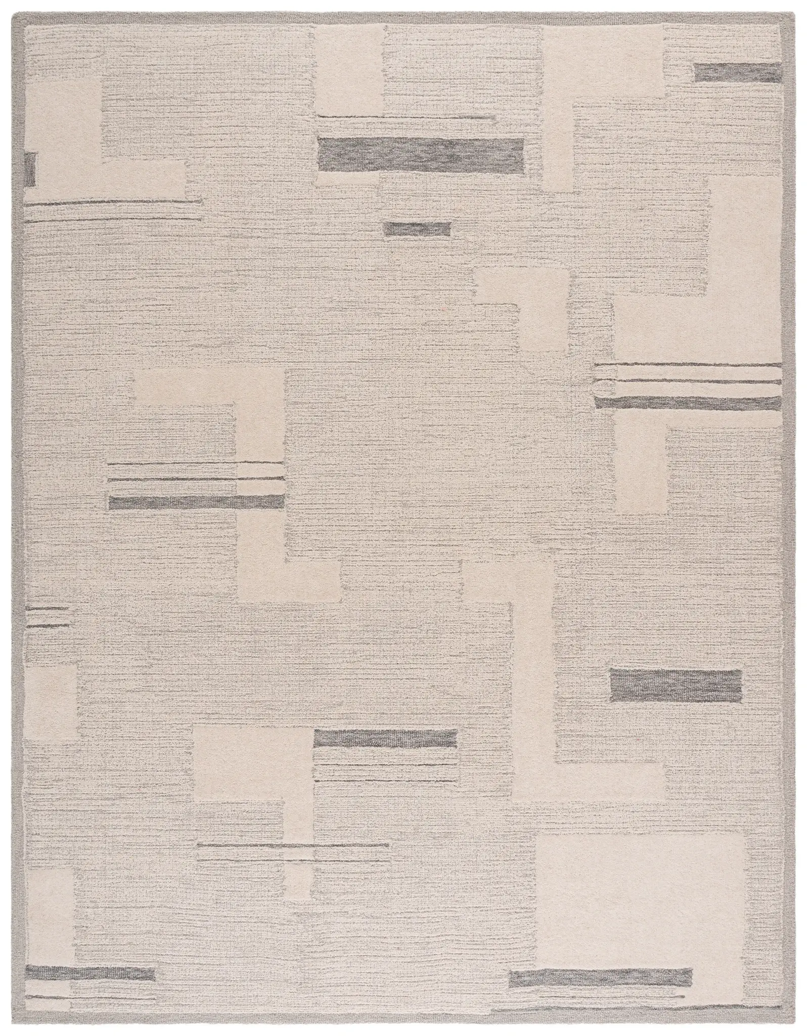 Harvest Modern Geometric Hand-Tufted Wool Rug