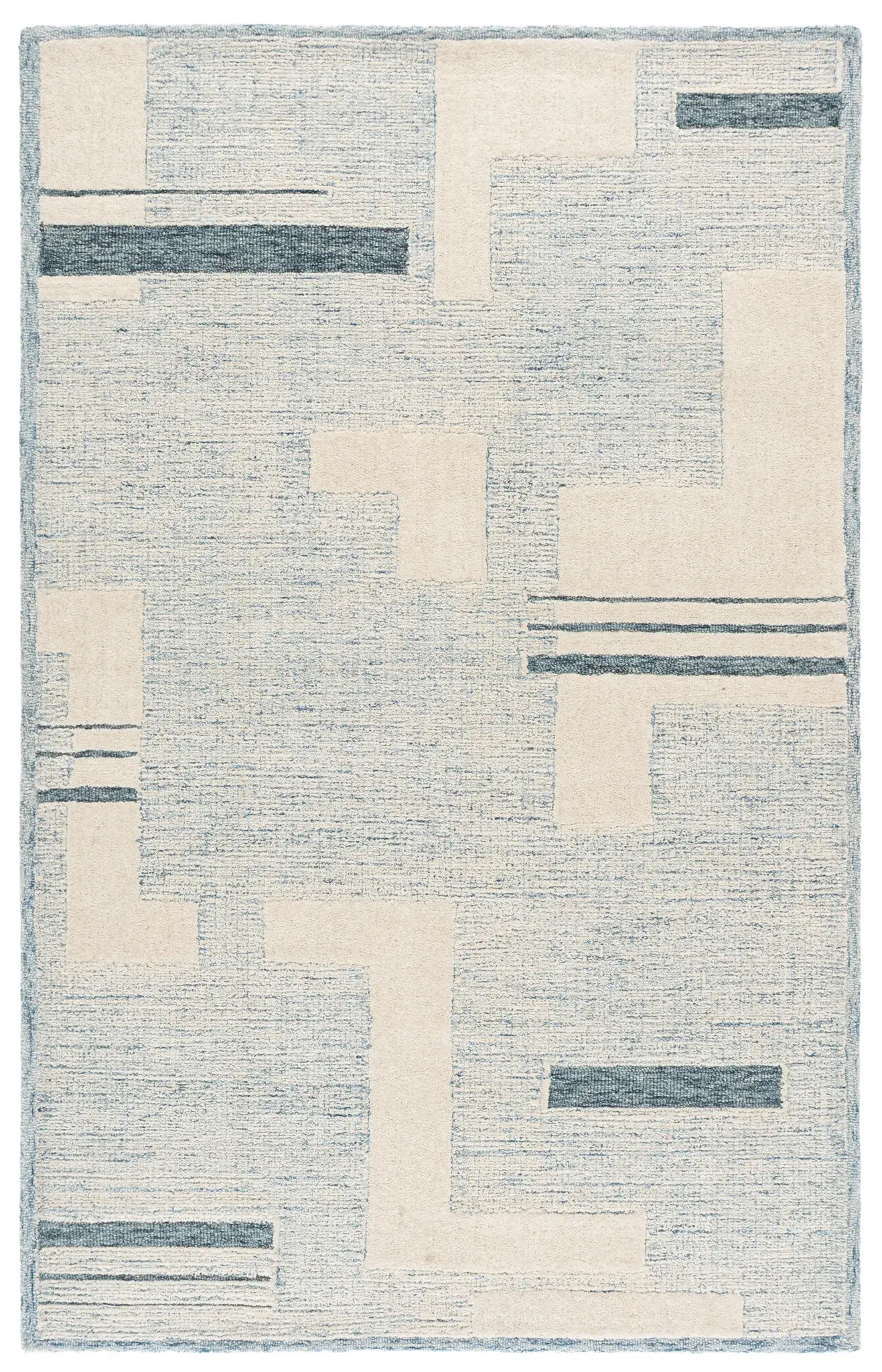 Harvest Modern Geometric Hand-Tufted Wool Rug
