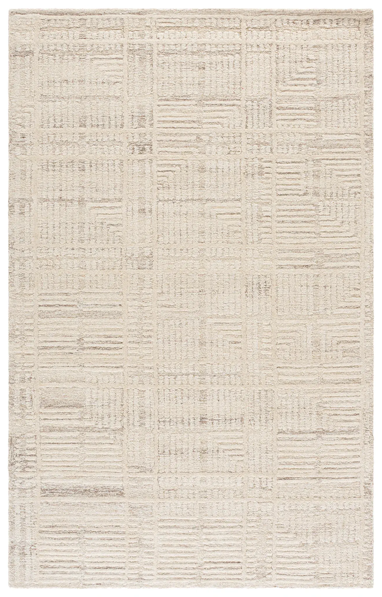 Harvest Modern Grid Hand-Tufted Wool Rug