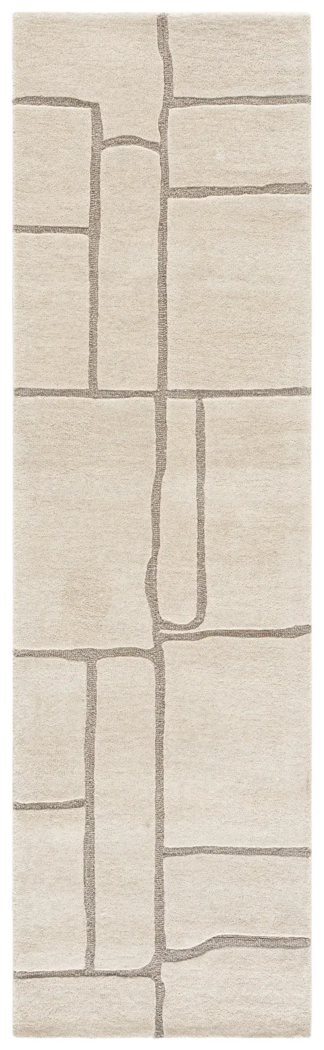 Harvest Modern Geometric Hand-Tufted Wool Rug