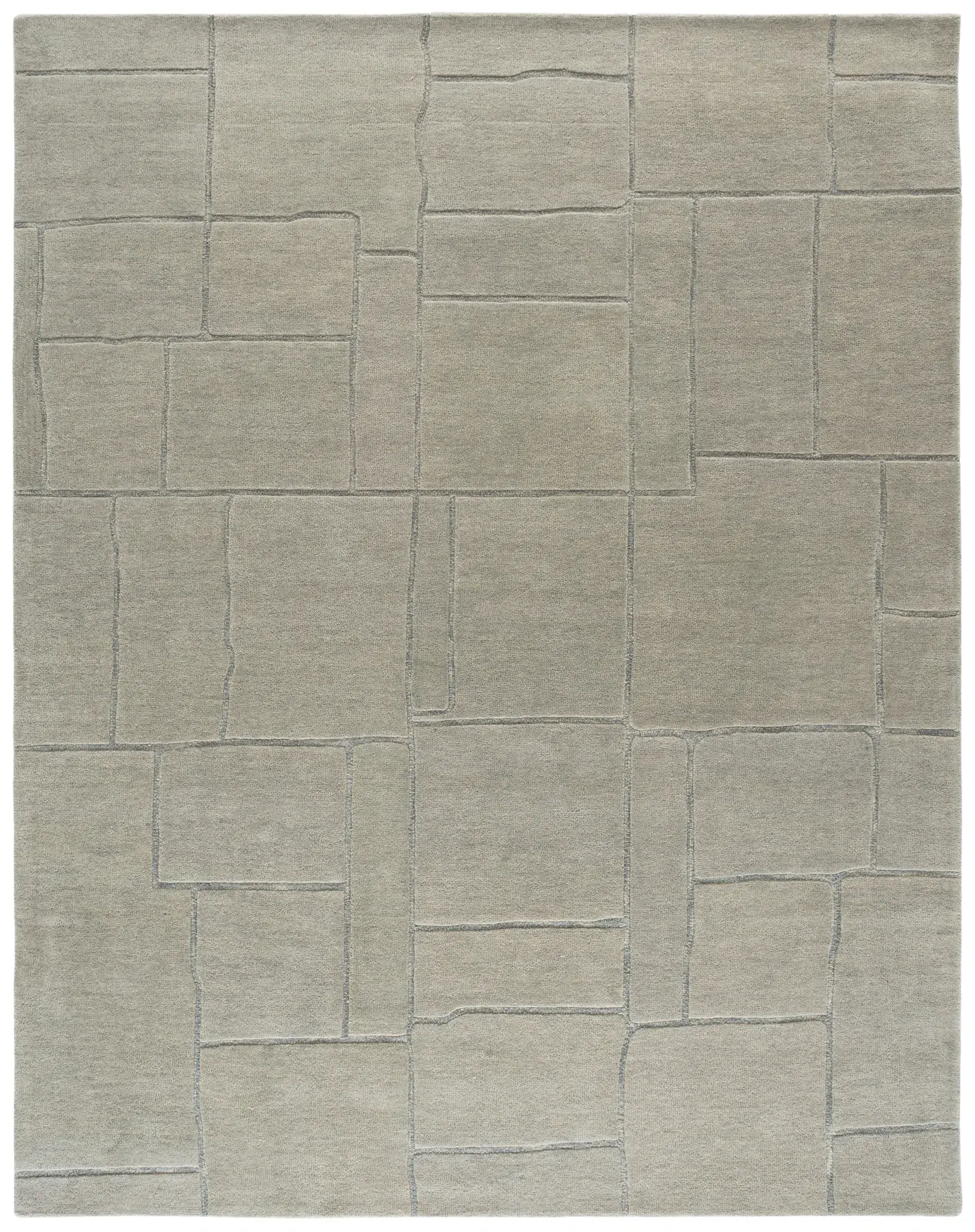 Harvest Modern Geometric Hand-Tufted Wool Rug
