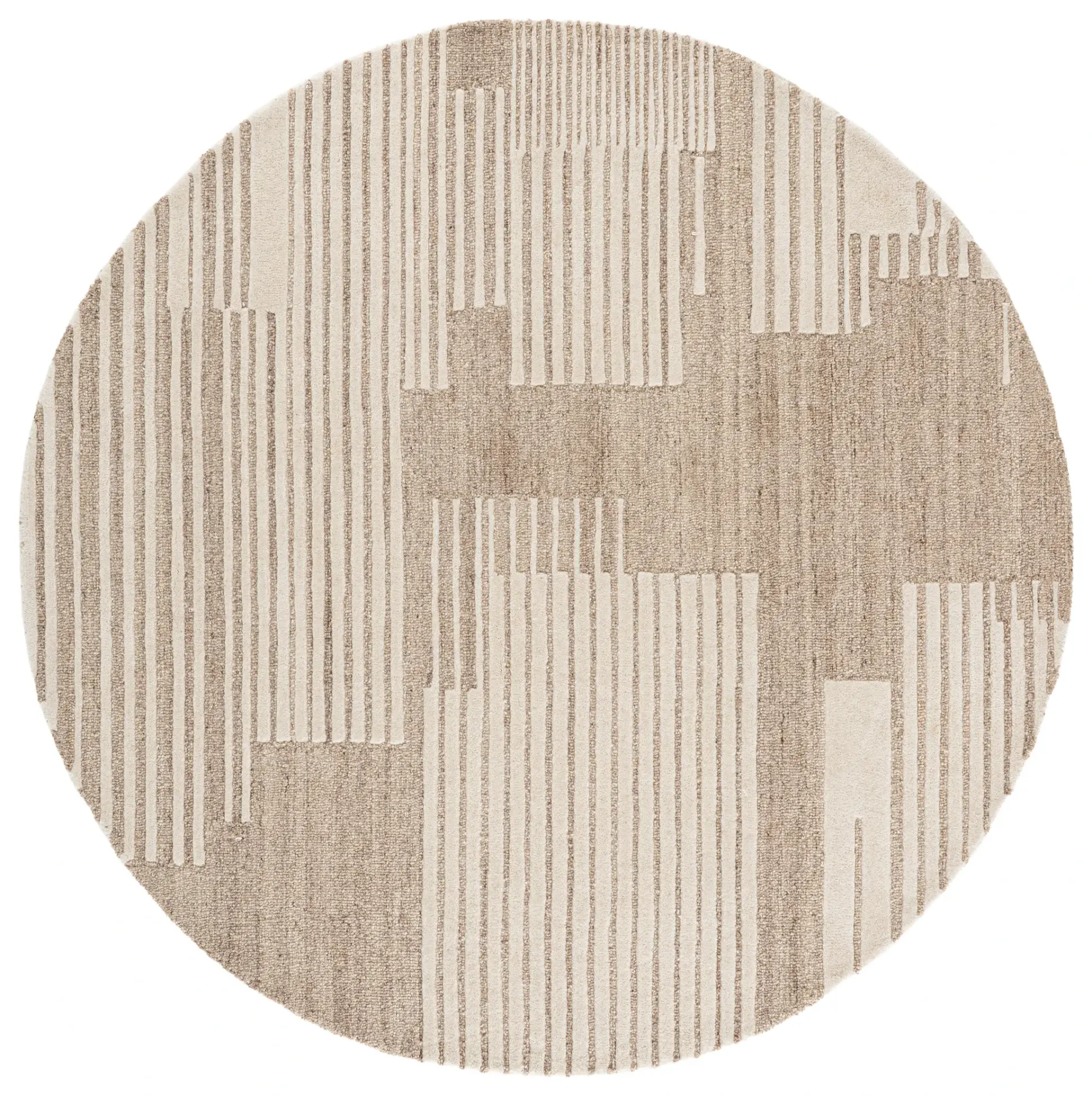 Harvest Modern Stripe Hand-Tufted Wool Rug