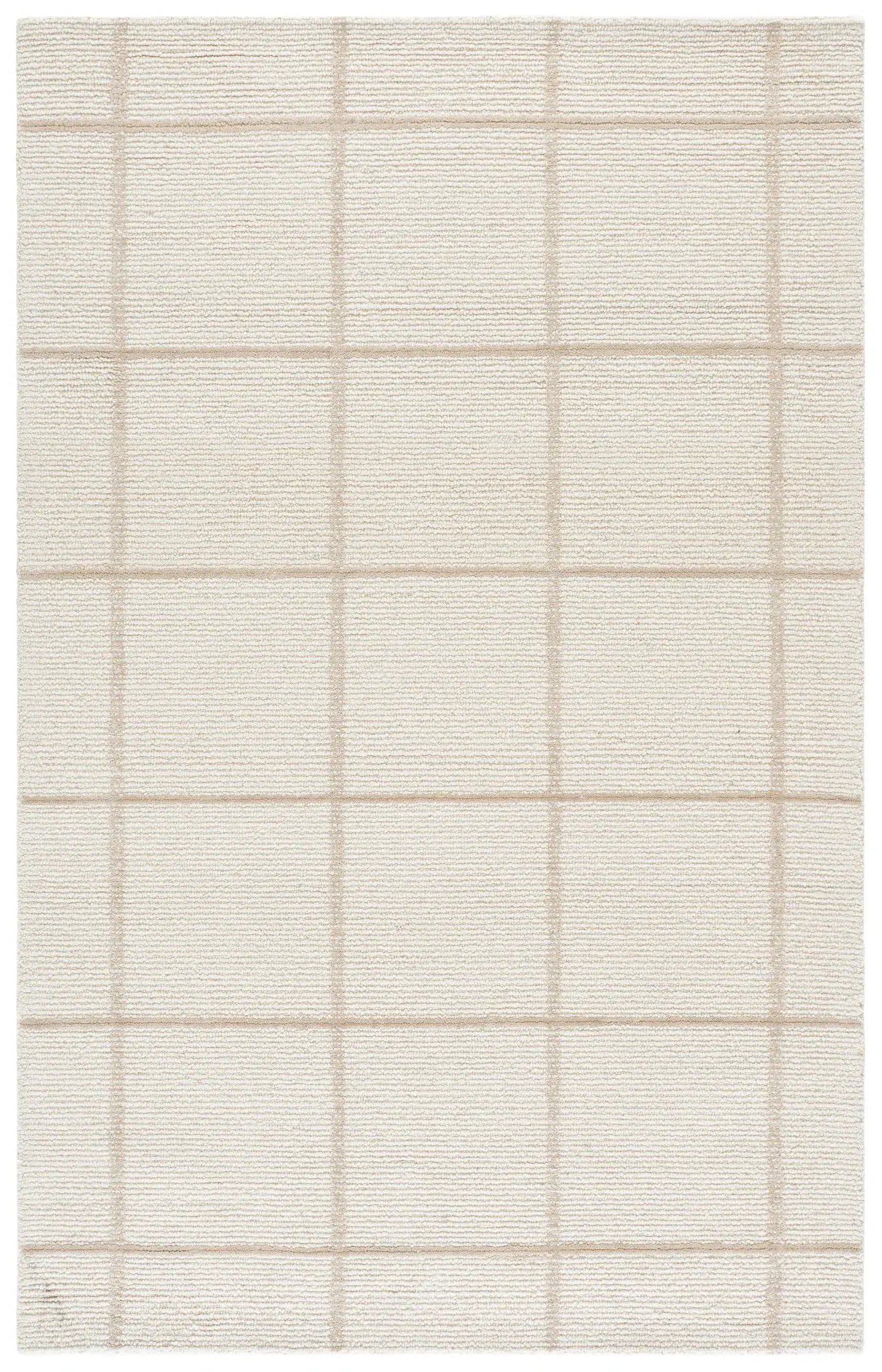 Harvest Modern Grid Hand-Tufted Wool Rug