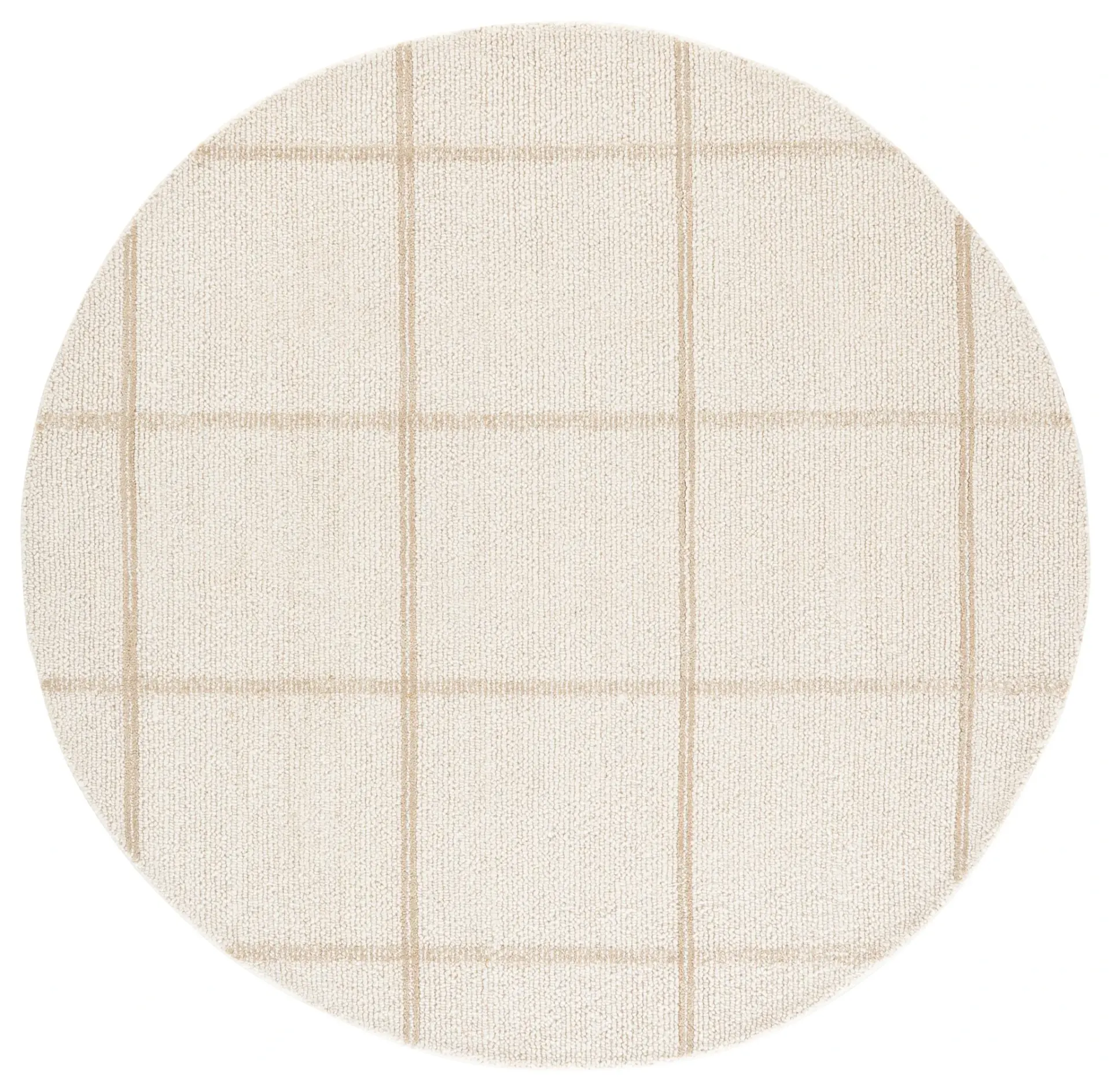 Harvest Modern Grid Hand-Tufted Wool Rug