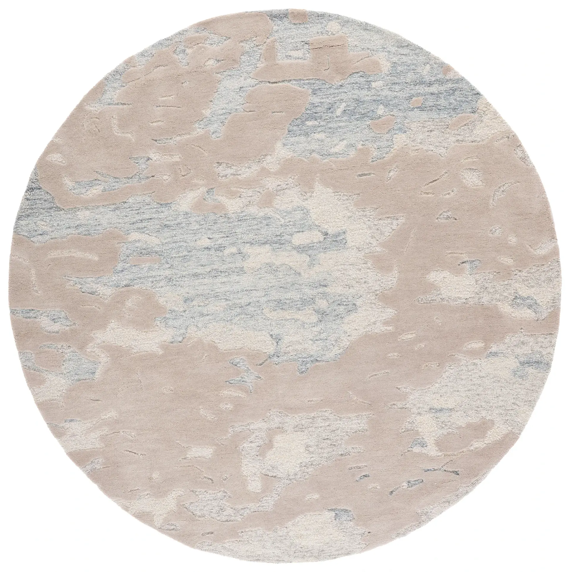 Harvest Abstract Textured Hand-Tufted Wool Rug