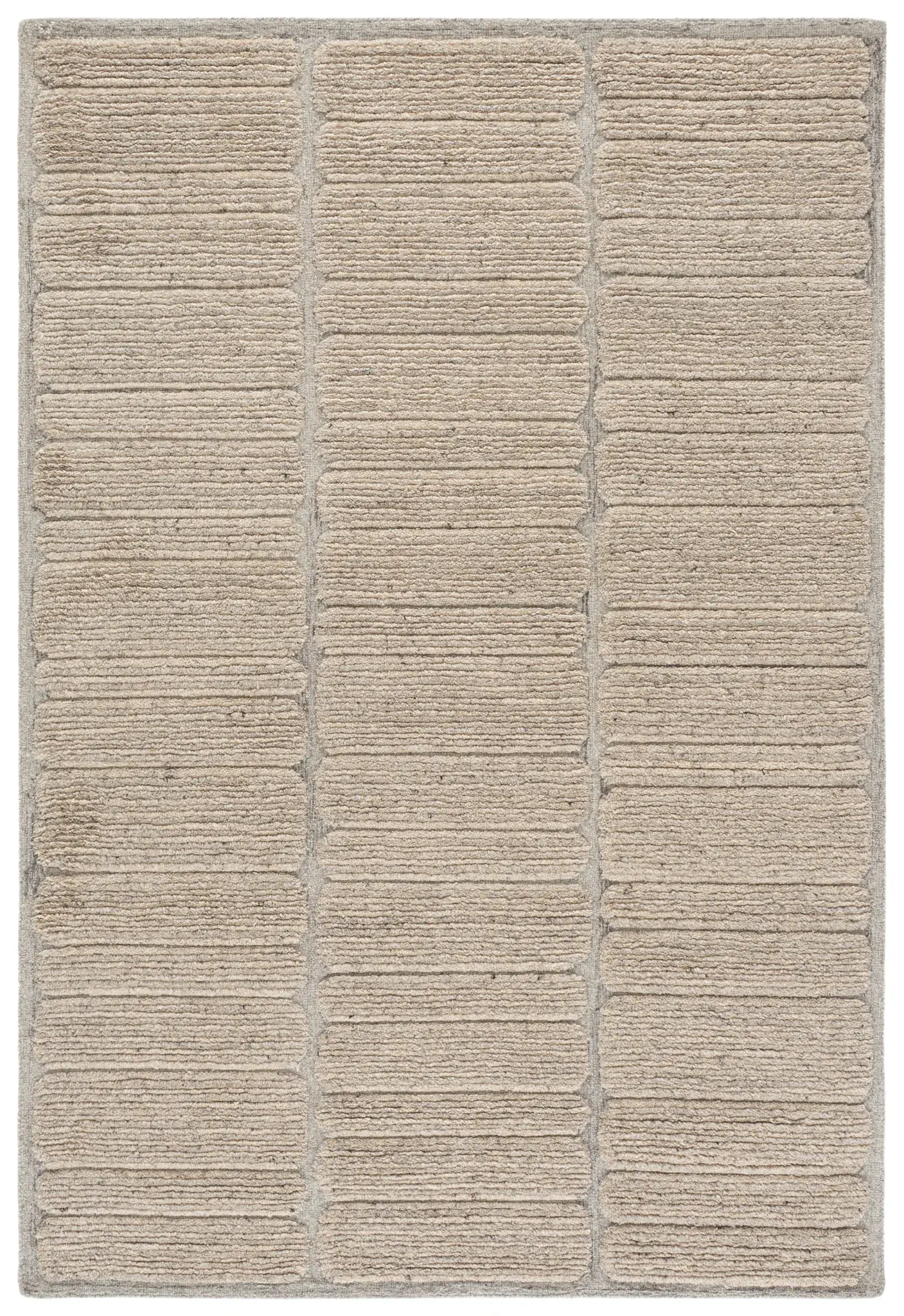 Harvest Modern Ribbed Hand-Tufted Wool Rug