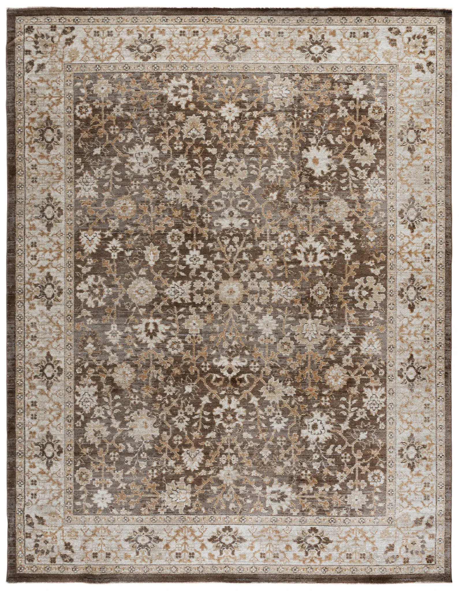 Hazel Floral Border Rug
