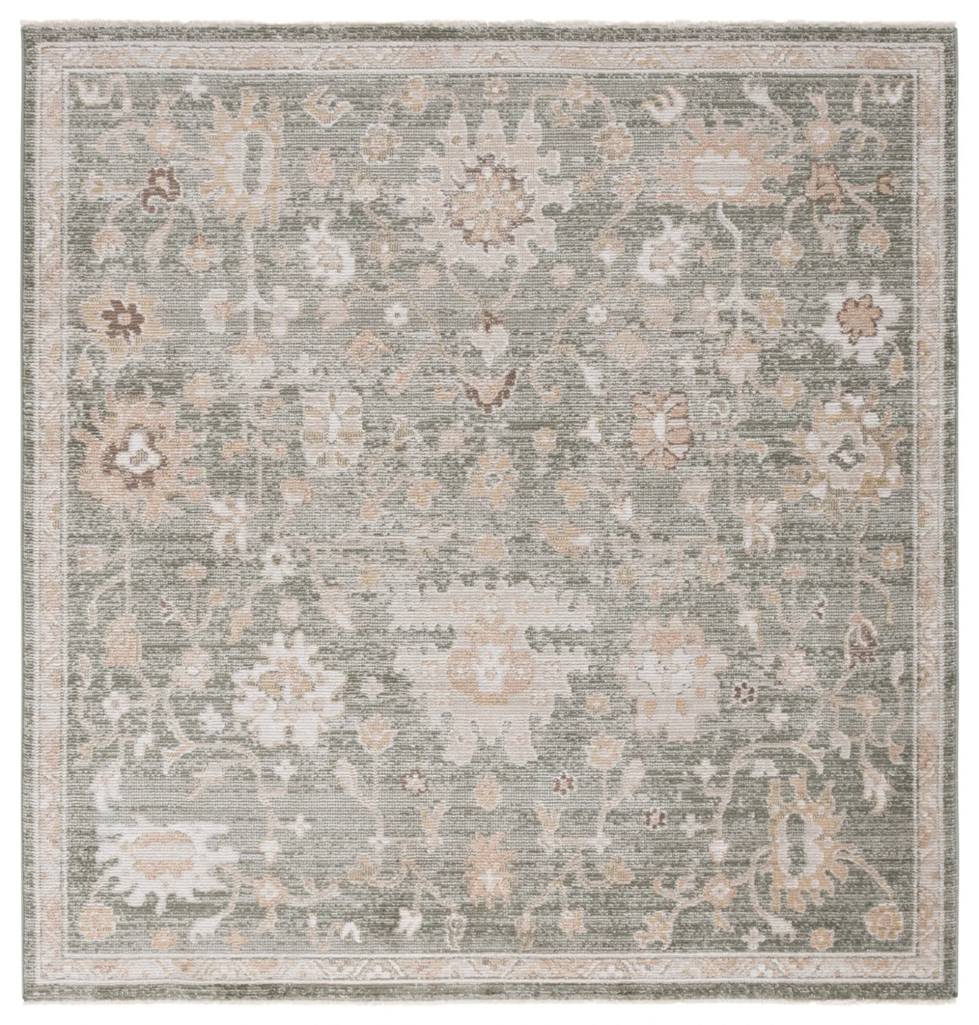 Hazel Floral Bordered Rug