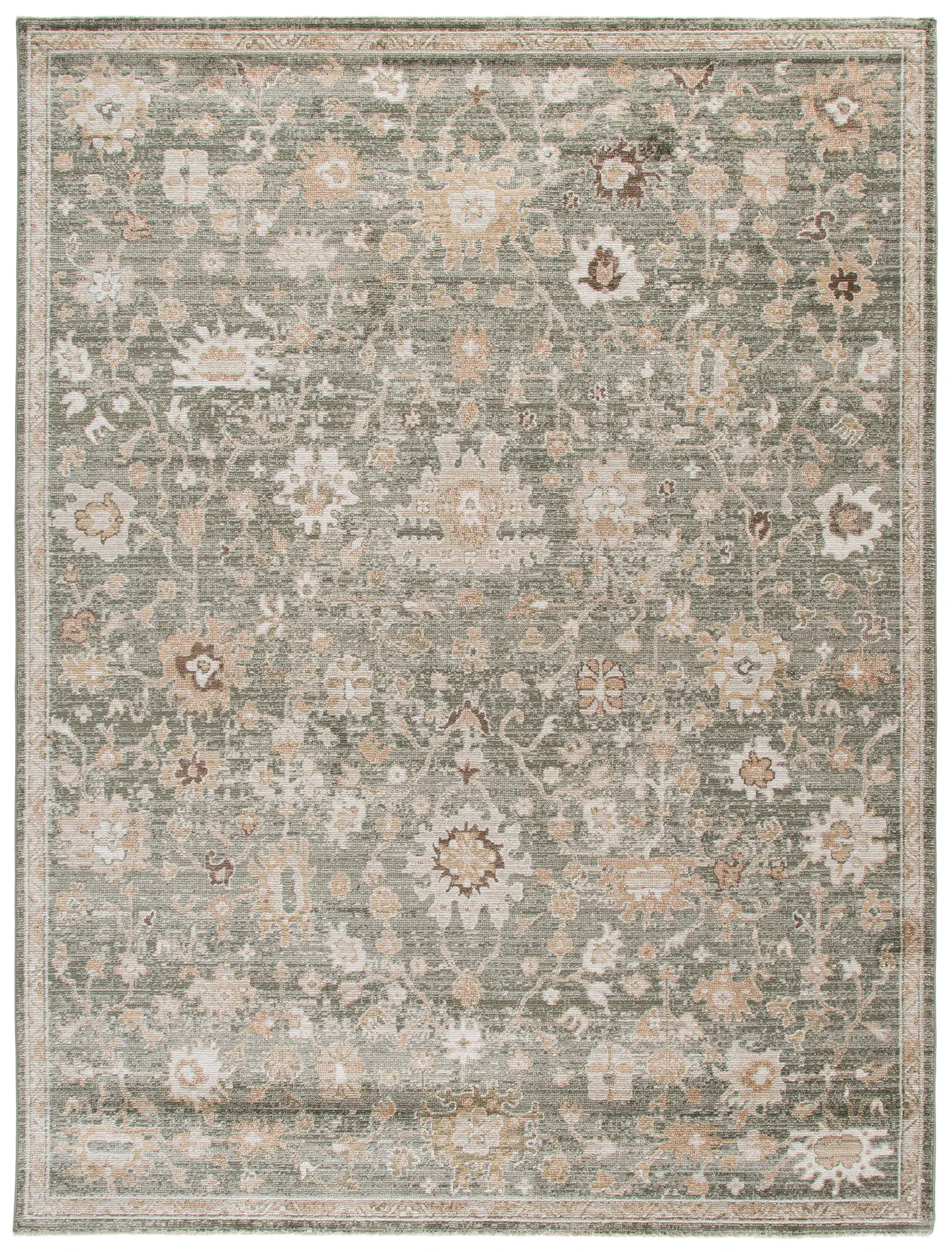 Hazel Floral Bordered Rug
