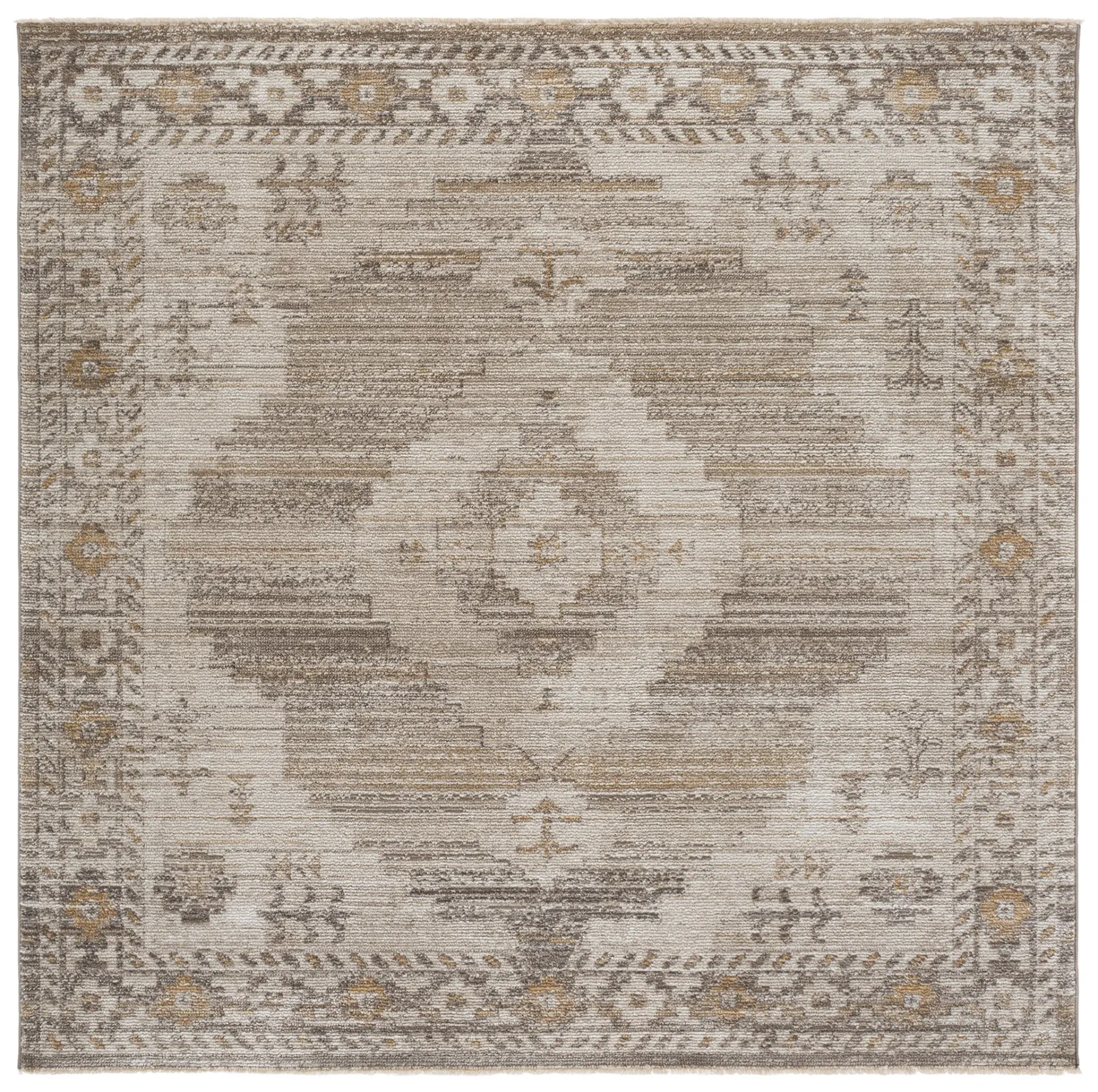 Hazel Diamond Medallion Rug