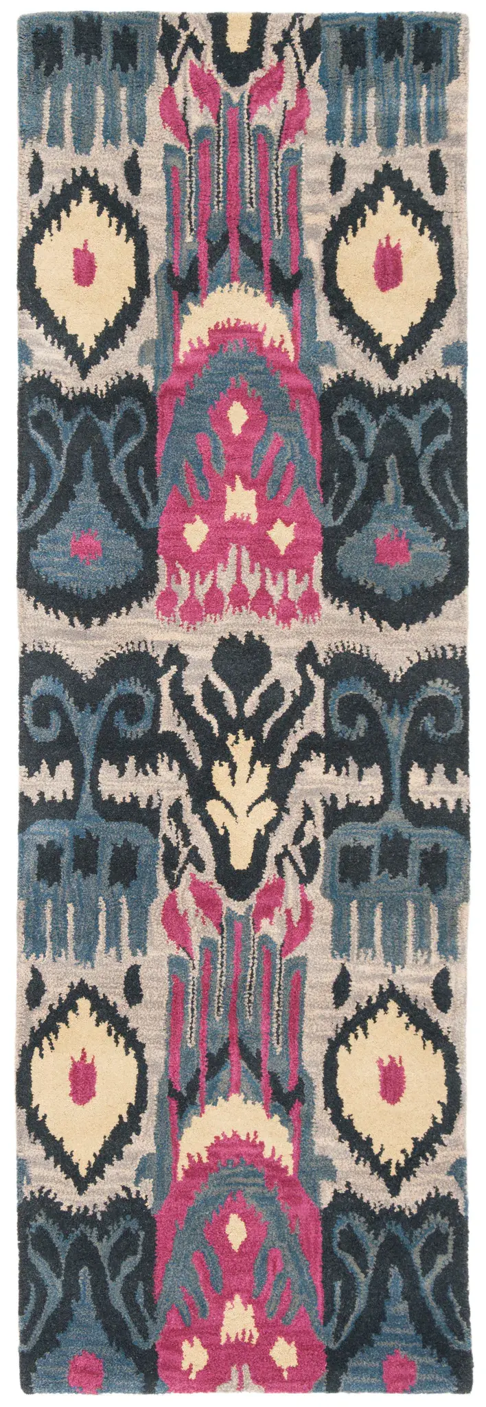 Ikat Flame Hand-Tufted Wool Rug