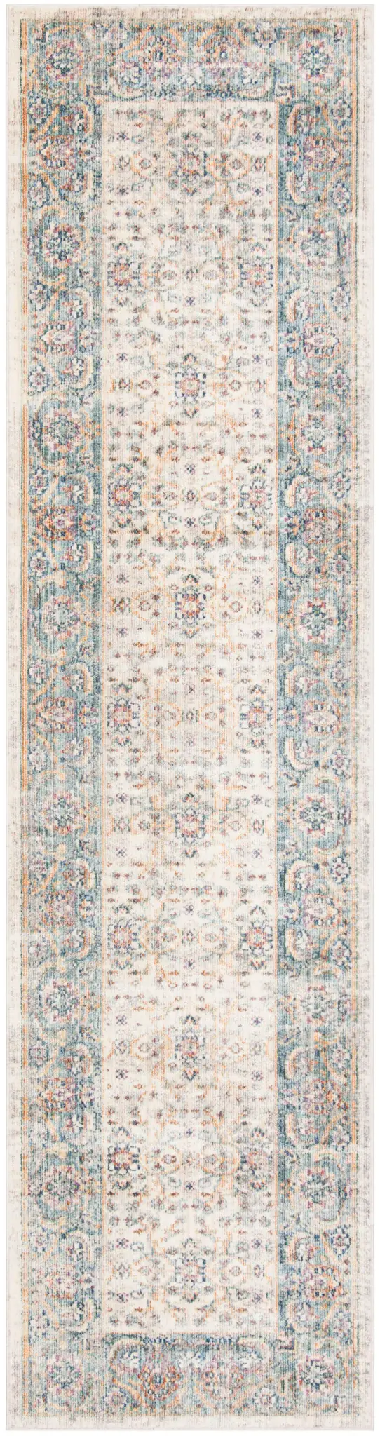 Illusion Floral Border Rug