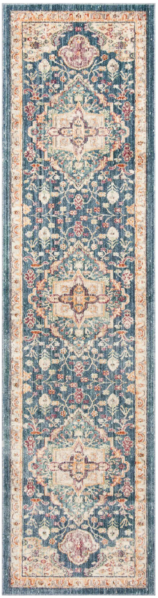 Illusion Medallion Bordered Rug