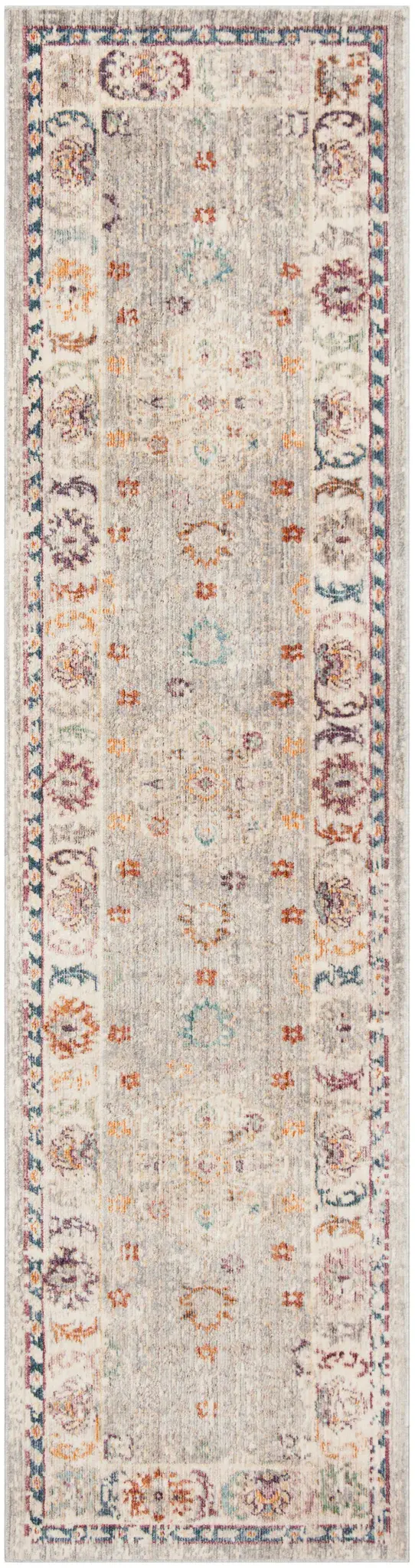 Illusion Distressed Rosette Rug