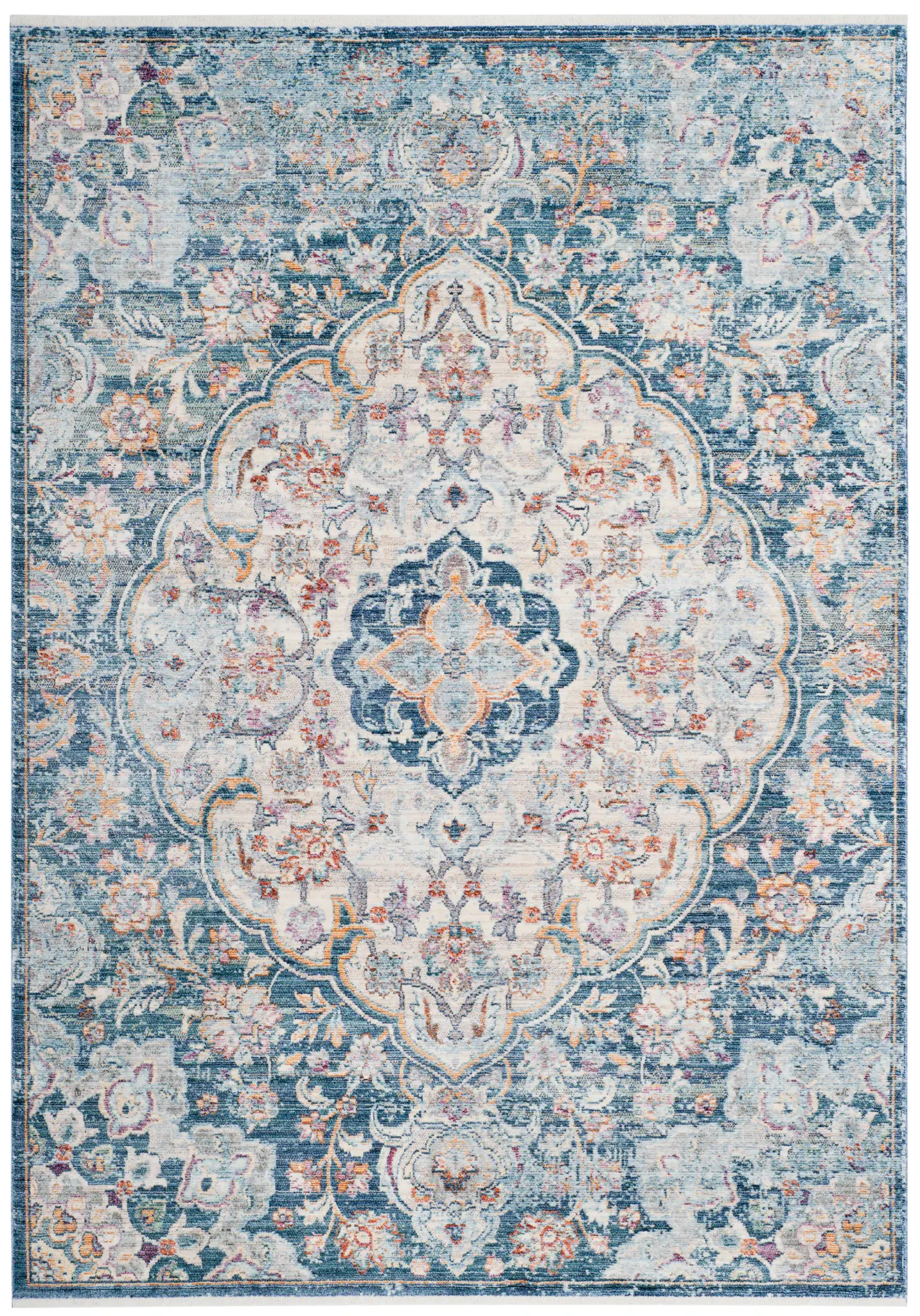 Illusion Floral Medallion Rug