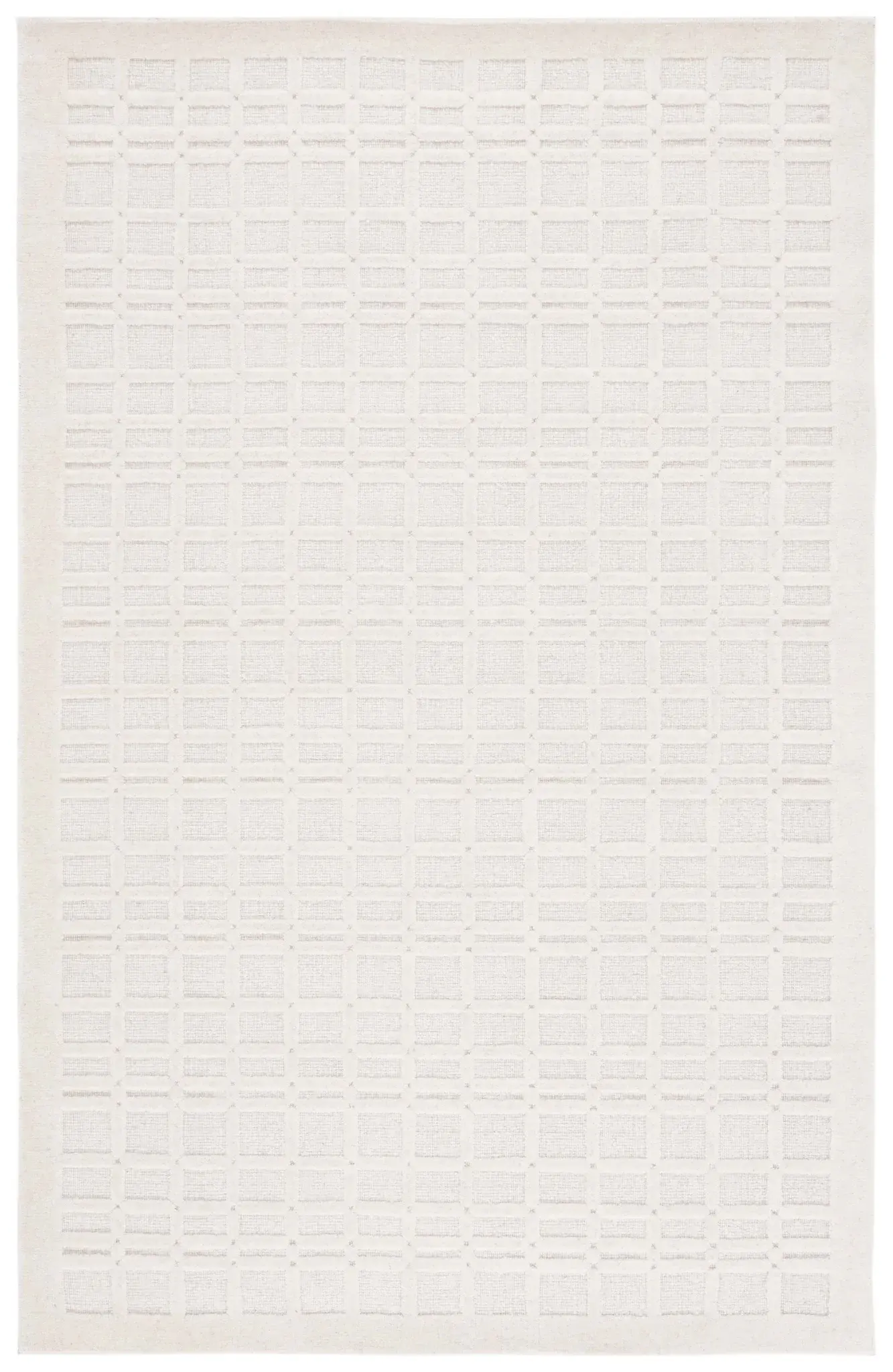 Impressions Impression Grid Hand-Loomed Wool Rug