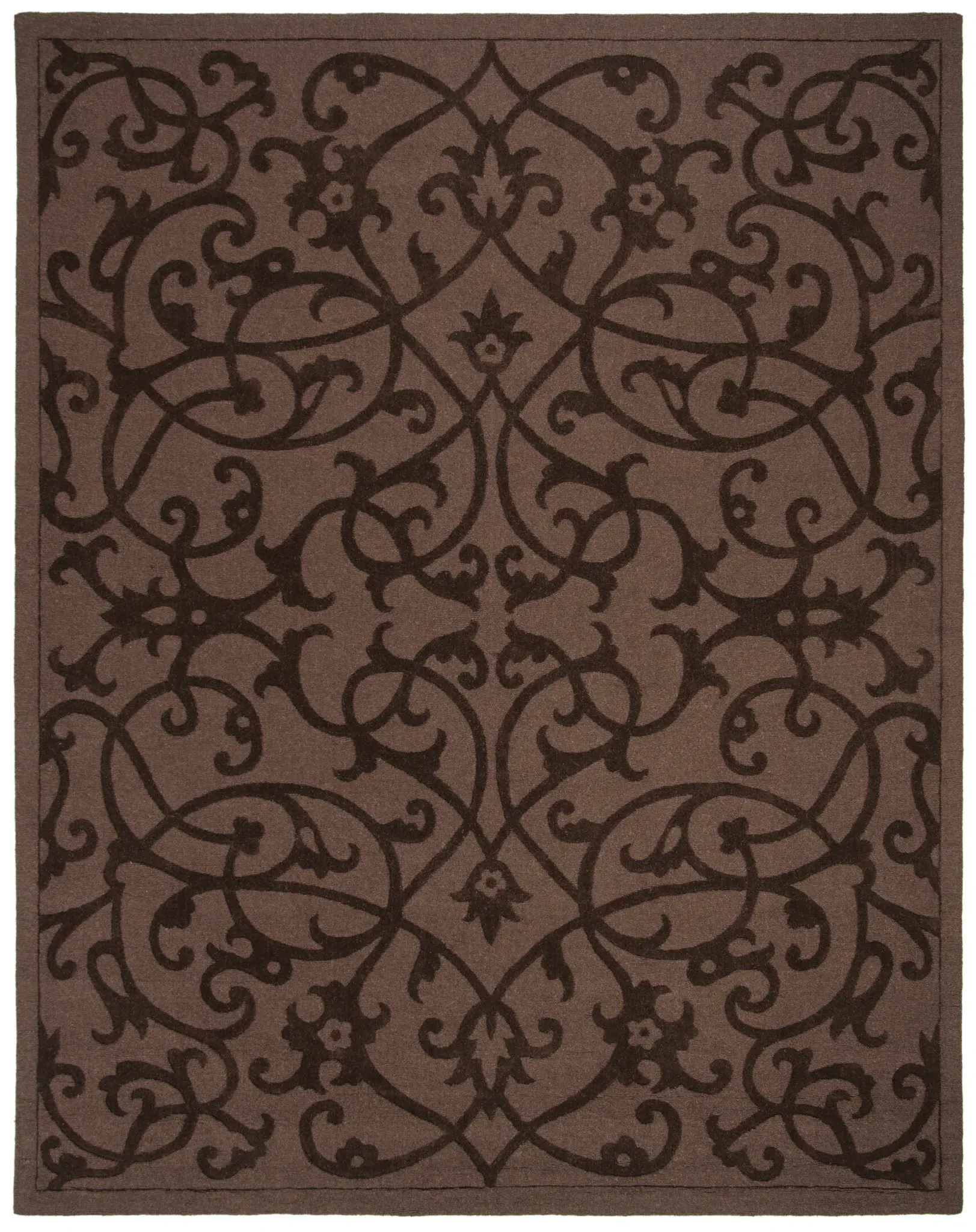 Impressions Scroll Hand-Loomed Wool Rug