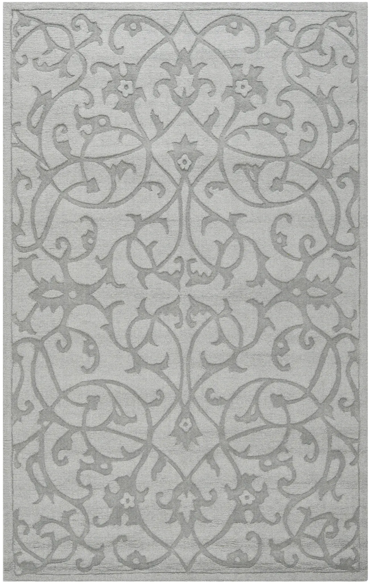 Impressions Scroll Hand-Loomed Wool Rug
