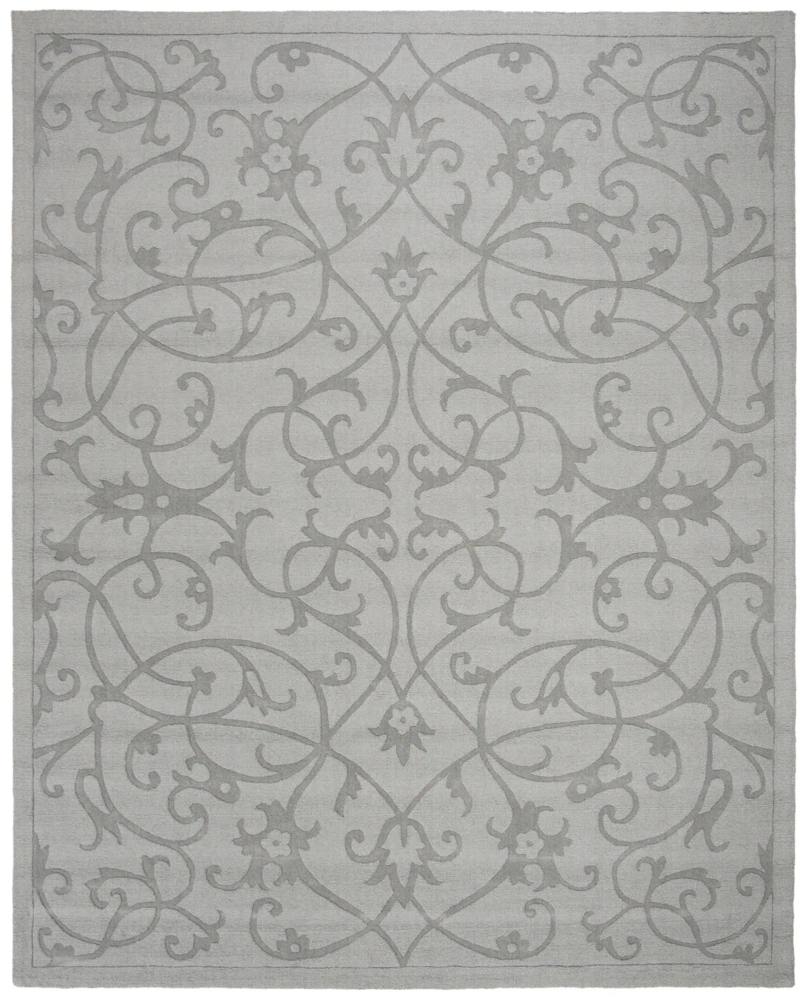 Impressions Scroll Hand-Loomed Wool Rug