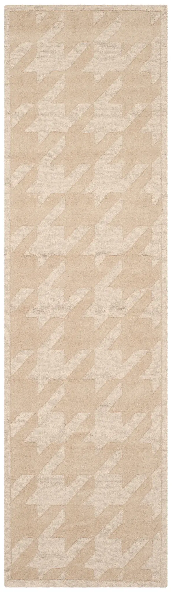 Impressions Houndstooth Hand-Loomed Wool Rug