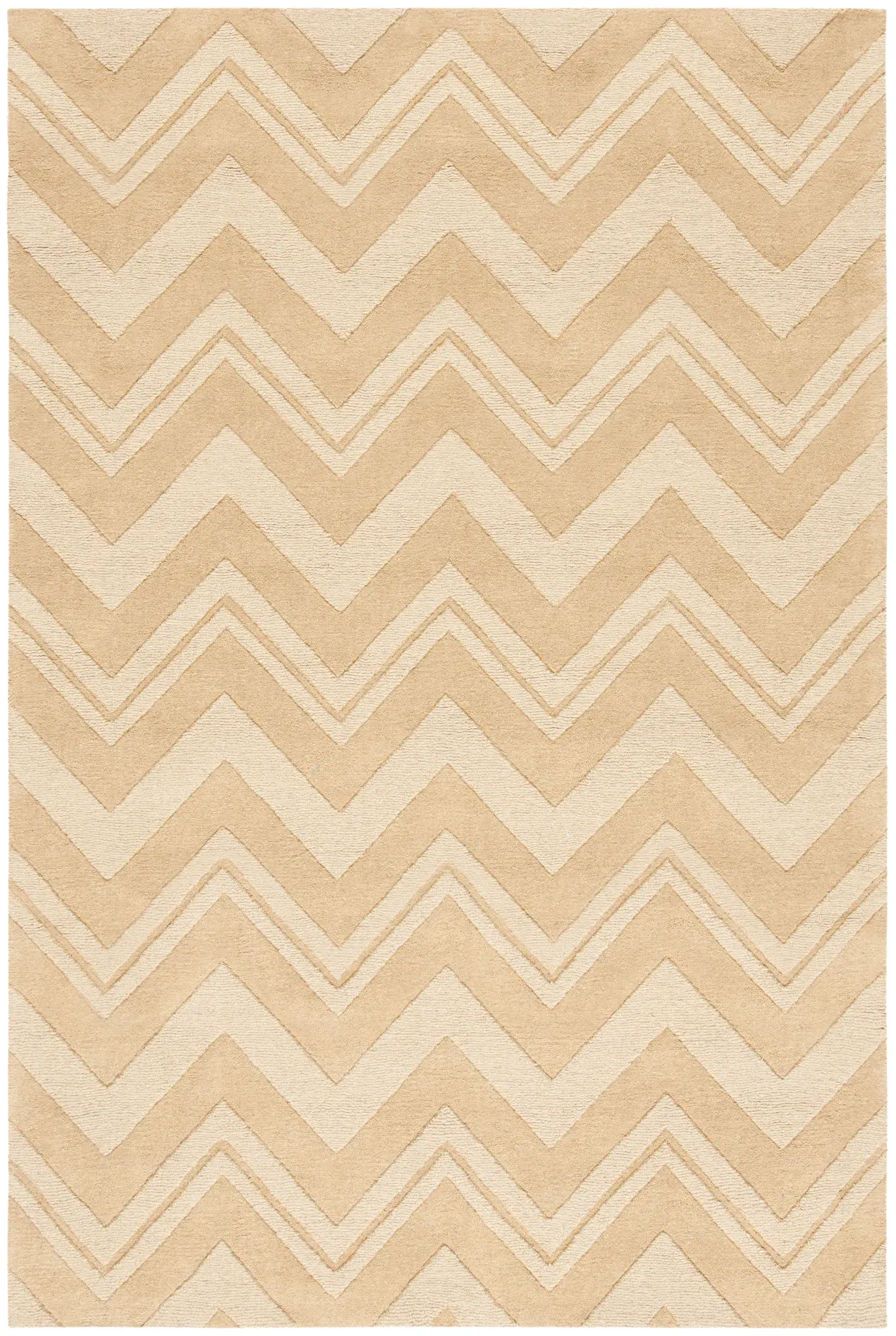 Impressions Chevron Hand-Loomed Wool Rug
